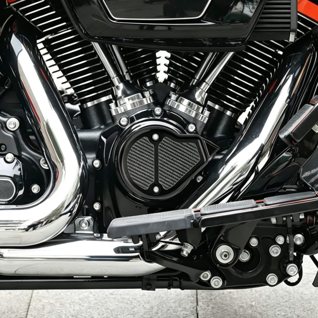 CR038101 mactions Timing Cover Fit For Harley Touring Softail Trike ‘23-Up Installation