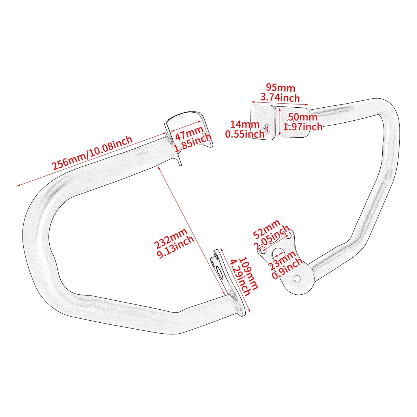 Engine Guard Highway Crash Bar for Indian Scout '15-'23