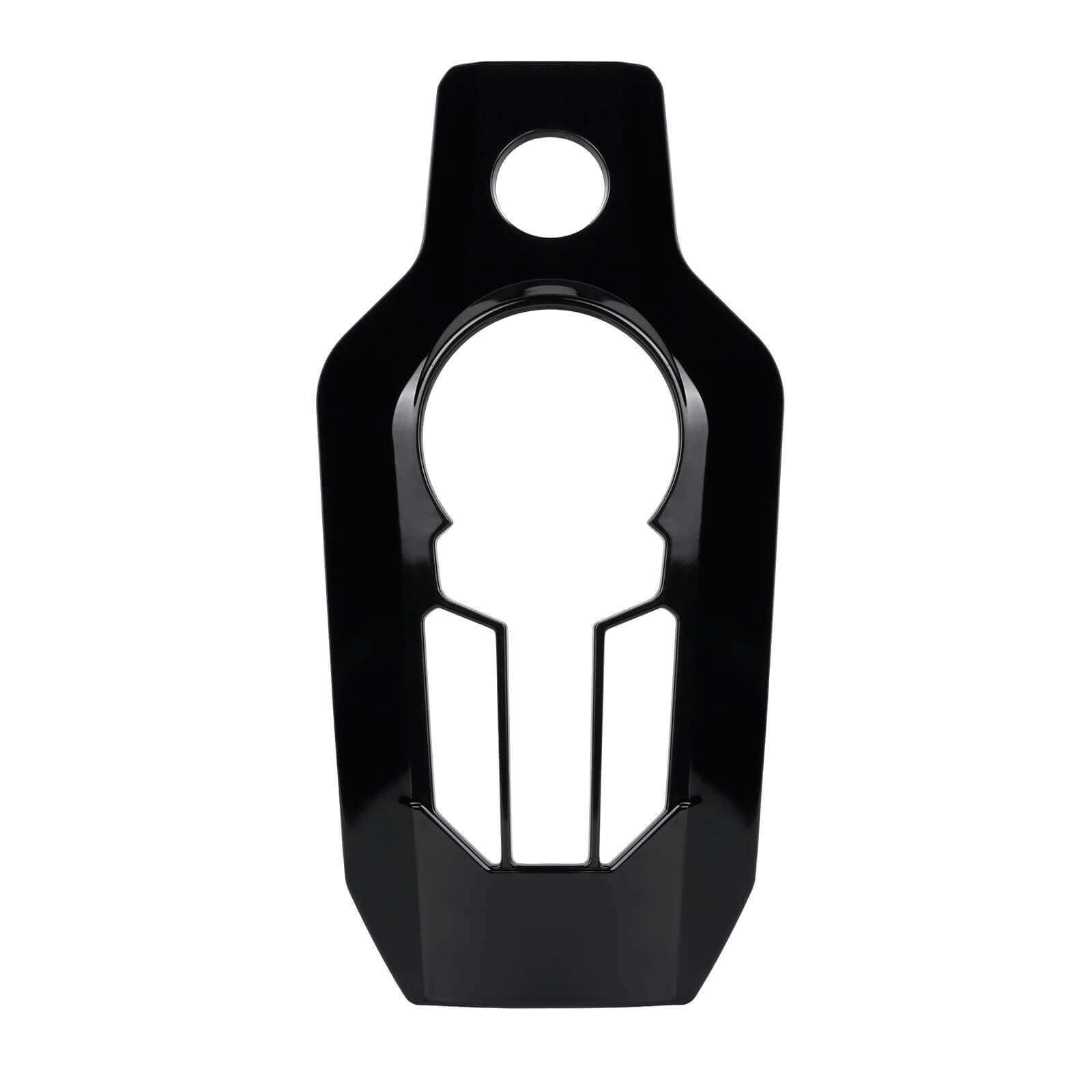 FR000901 Mactions_Black Motorcycle Dashboard Center Console Accent Trim For Honda GL1800 ‘18-’23