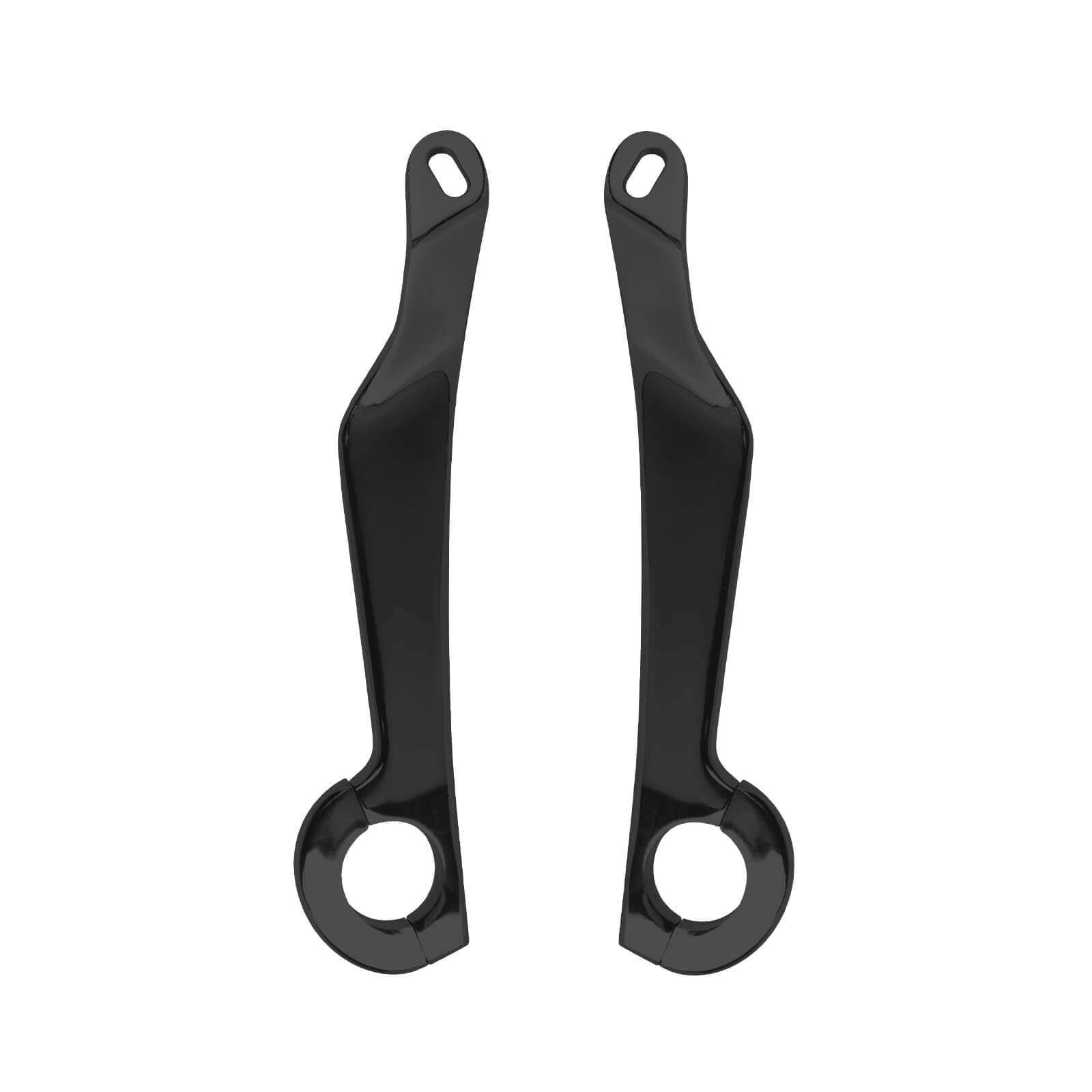 FR0052 mactions Fairing Support Bracket Kit for Engine Guard Lowers for Harley - black