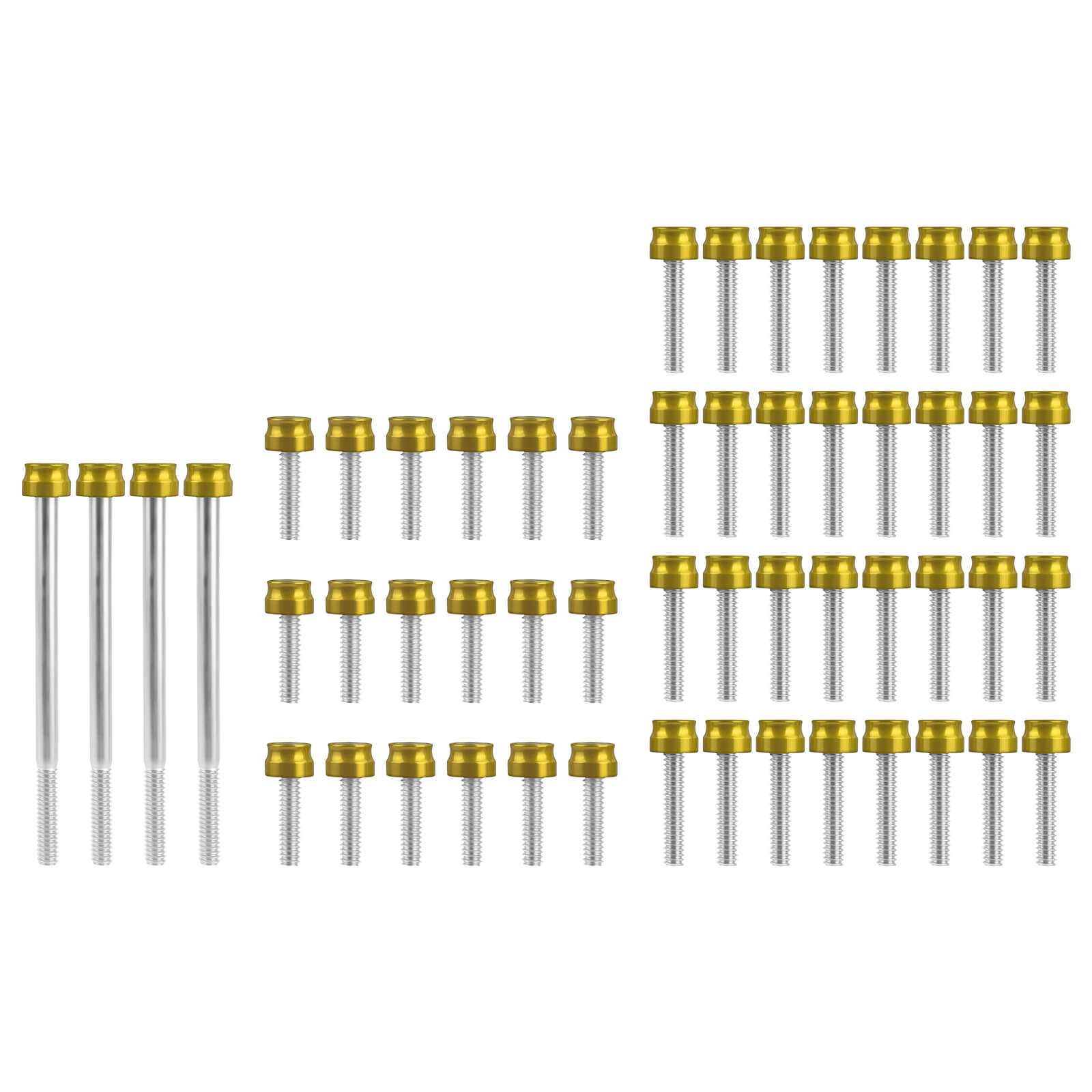 FR006103 mactions Premium Engine Fastener & Dress-Up Kit for Harley touring  - gold