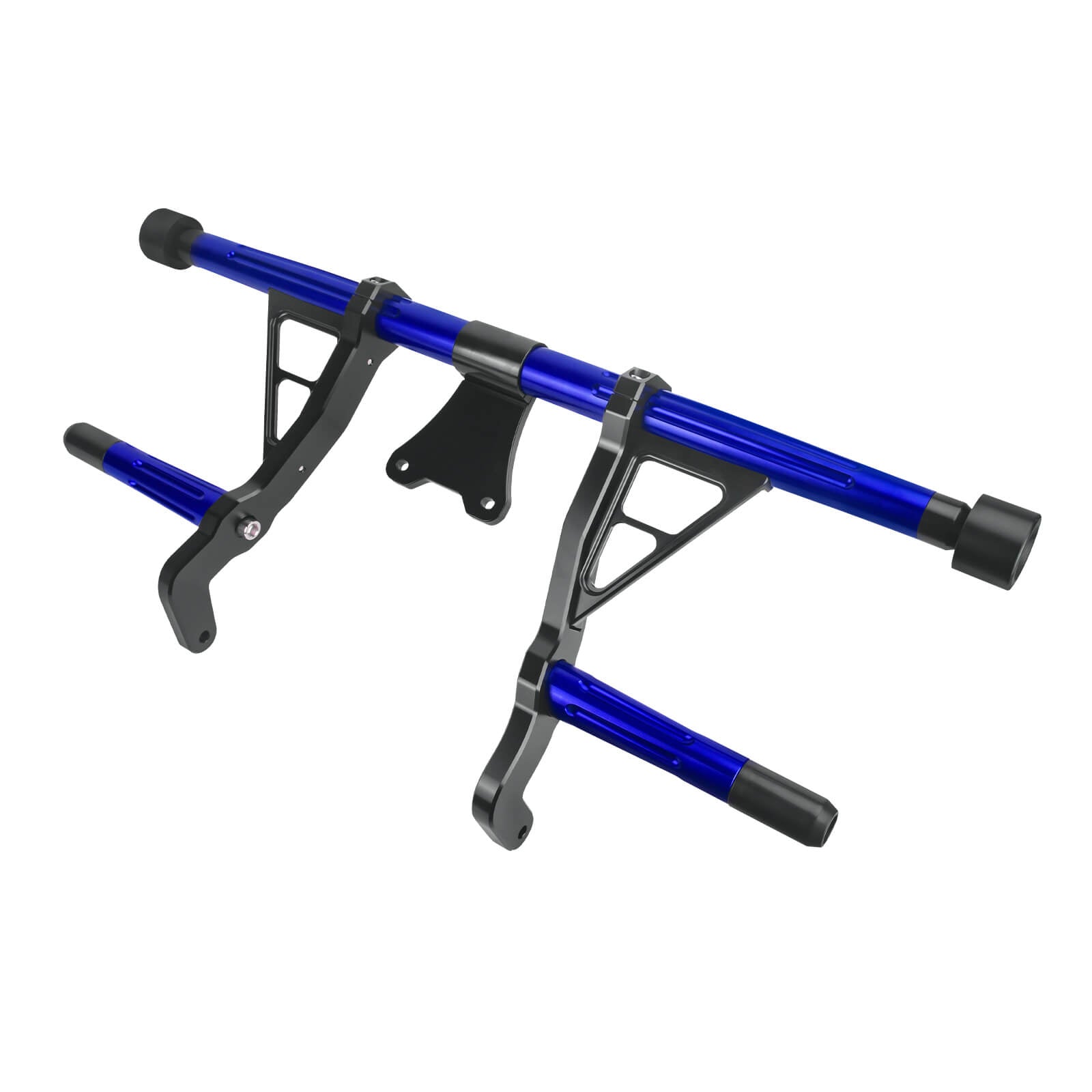 FR007103 mactions CNC Aluminum Flat-Out Front Engine Guard for harley road glide - blue