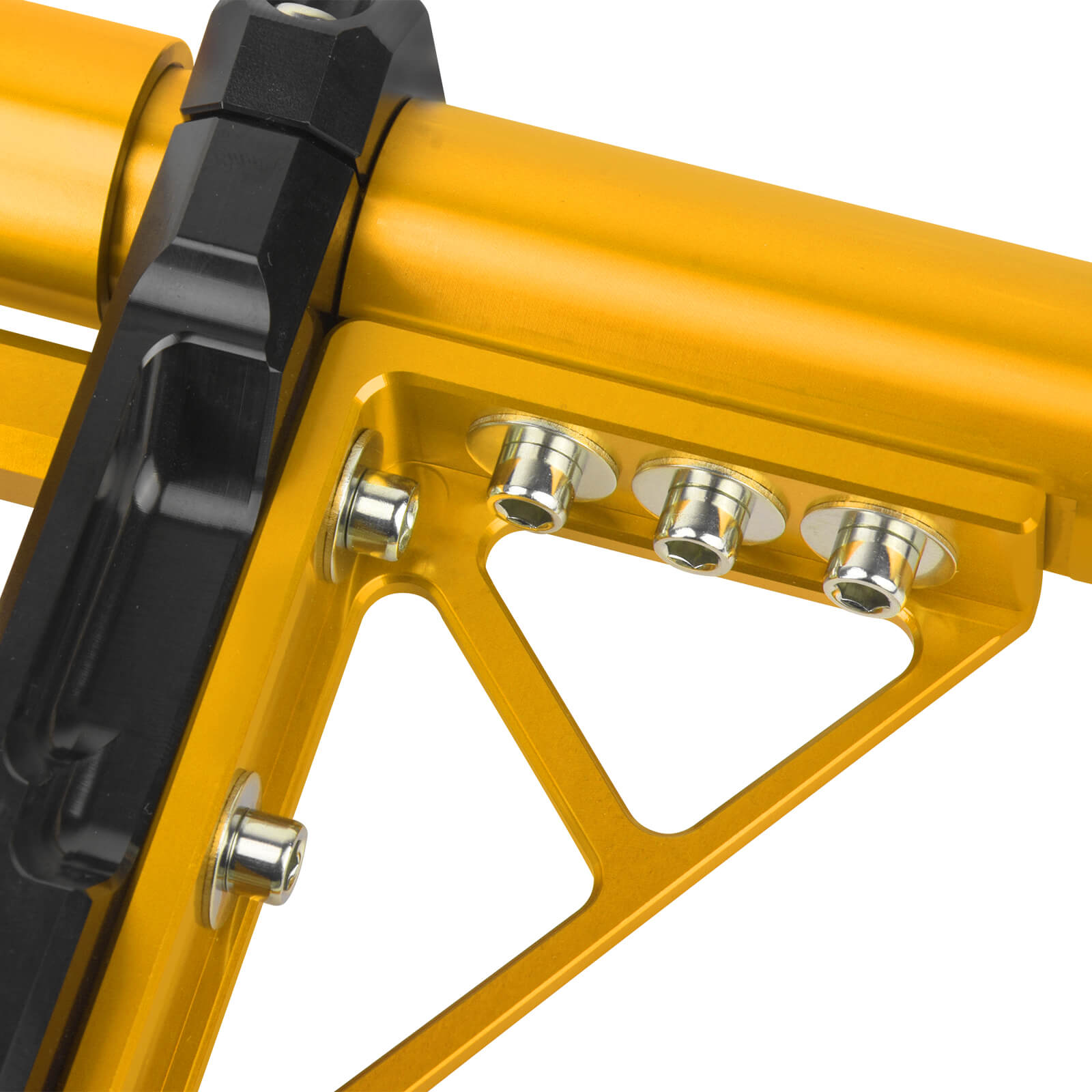 FR007602 mactions Yellow 1.25" Front Highway Crash Bar Pegs for Harley Softail low rider 2019 details