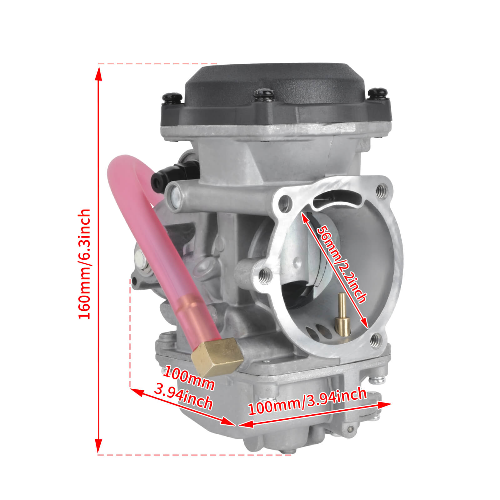 FU000601 Mactions Carburetor Replacement for Harley Softail & Dyna Size