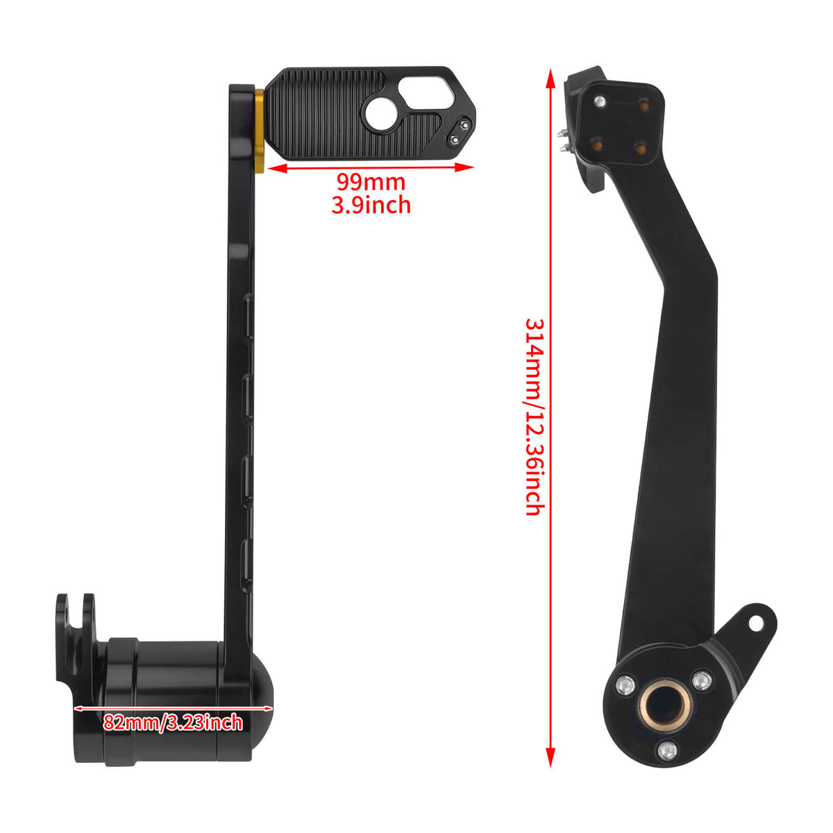 Front Rear Floorboards Brake Shifter Pegs Linkage Kit for Harley Touring ’08-’13丨Mactions