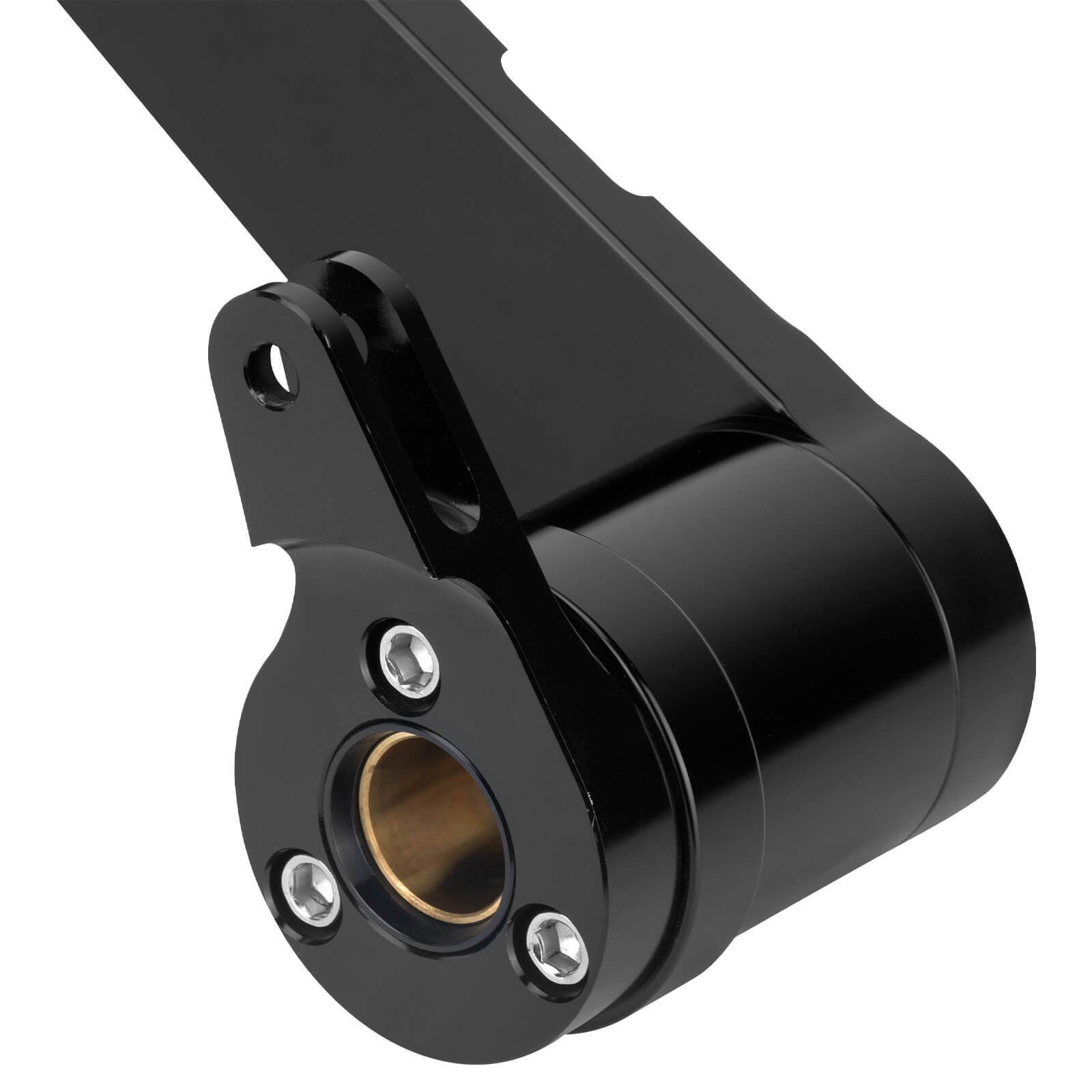 GE001106 Mactions CNC Red Brake Lever for Harley Touring’14-’25