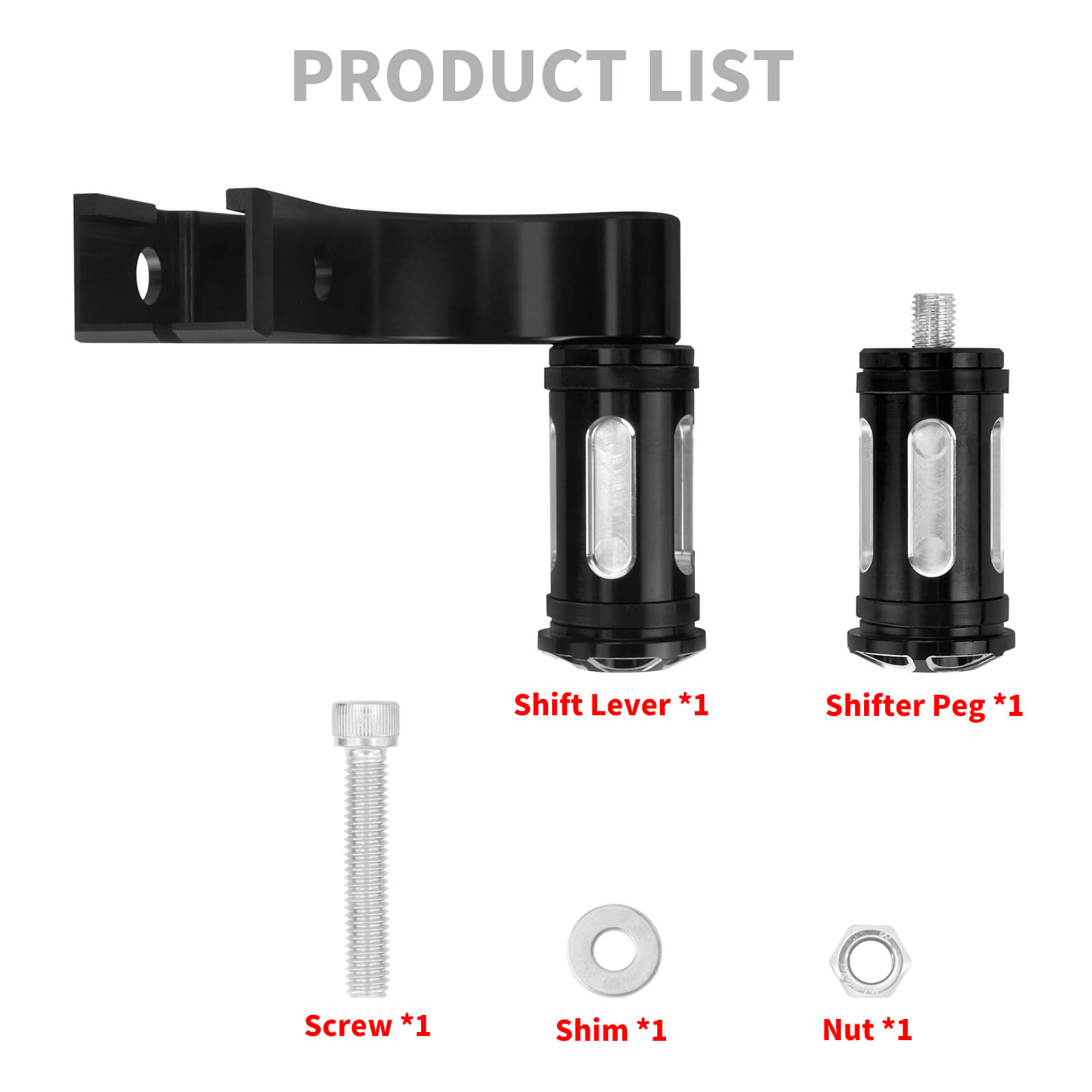 GE001401 Mactions Mid-Control Shift Lever & Peg Kit for Harley Softail '18-Up Product List
