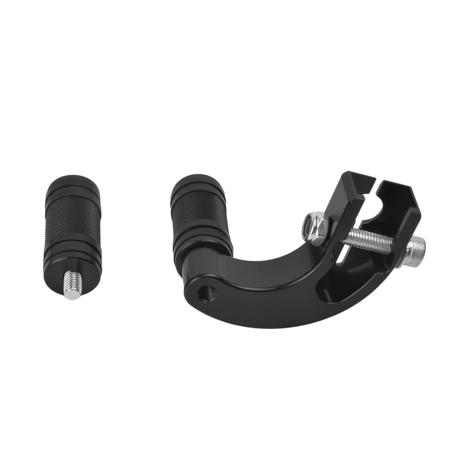 GE001801_Mactions_Performance Mid-Control Shift Lever & Knurled Peg Assembly For Softail FL Models Black