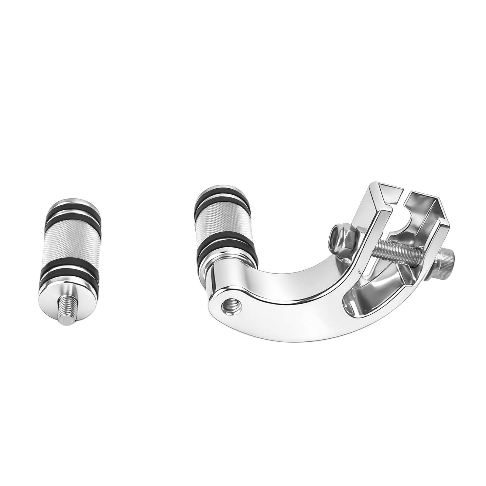 GE001802_Mactions_Performance Mid-Control Shift Lever & Knurled Peg Assembly For Softail FL Models Chrome
