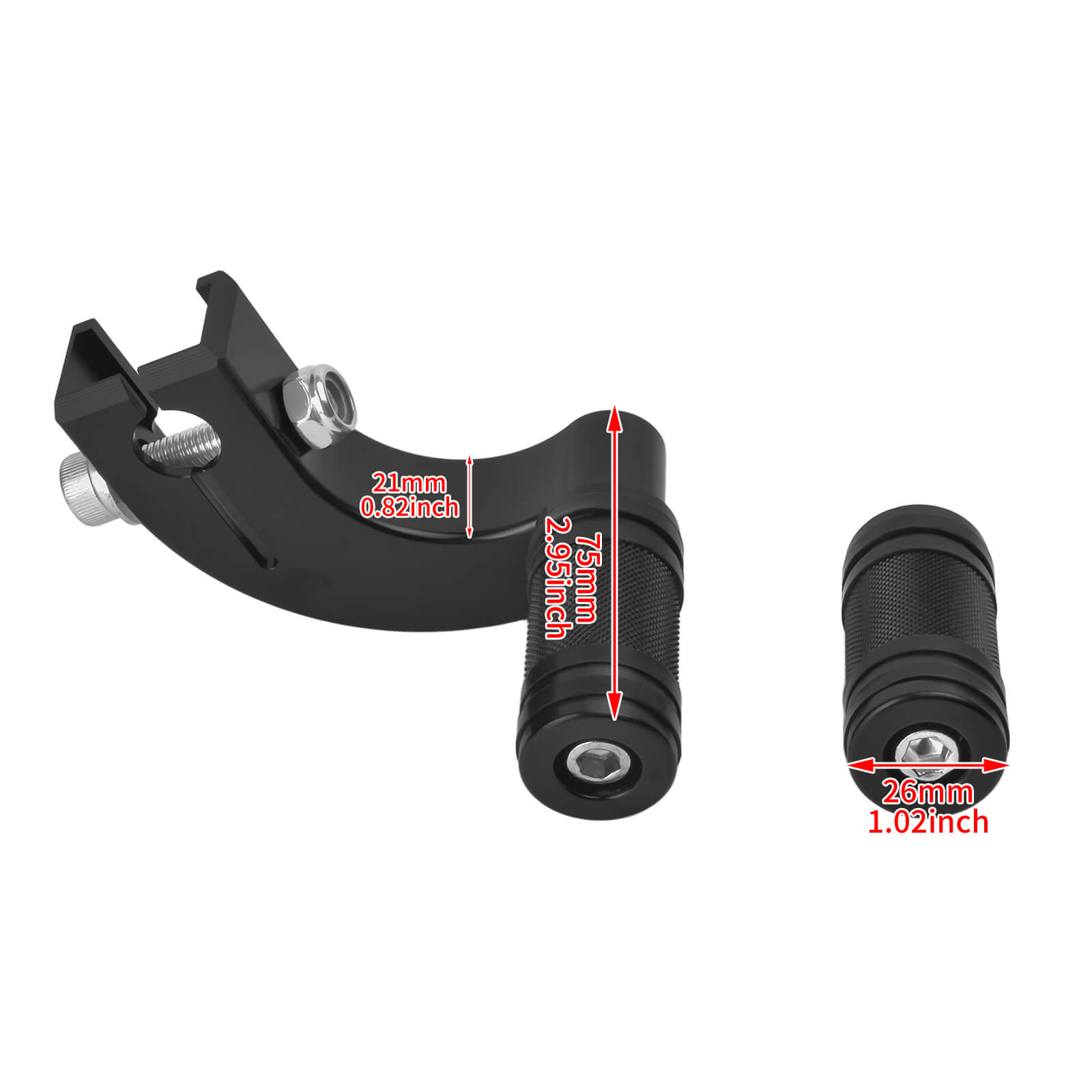 GE0018_Mactions_Mid-Control_Shift_Lever_Knurled_Peg_Assembly_For_Softail_FL_Size