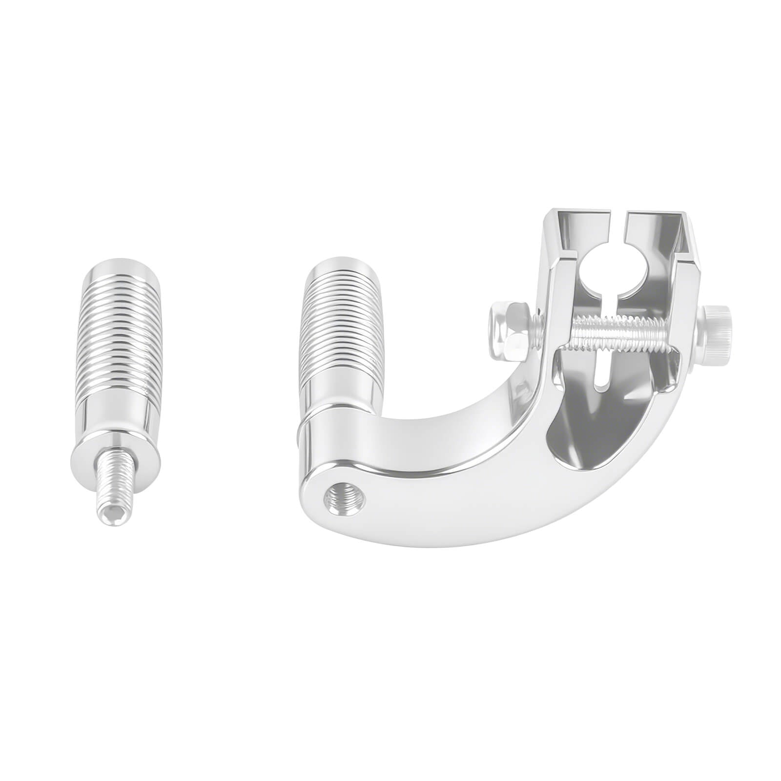 GE002002_Mactions_Heavy-Duty Custom Shift Lever Shifter Peg for Harley Softail FL 2018+ Chrome-Chrome