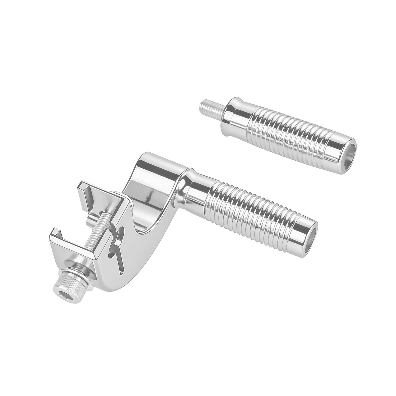 GE002002_Mactions_Heavy-Duty Custom Shift Lever Shifter Peg for Harley Softail FL 2018+ Chrome-Chrome