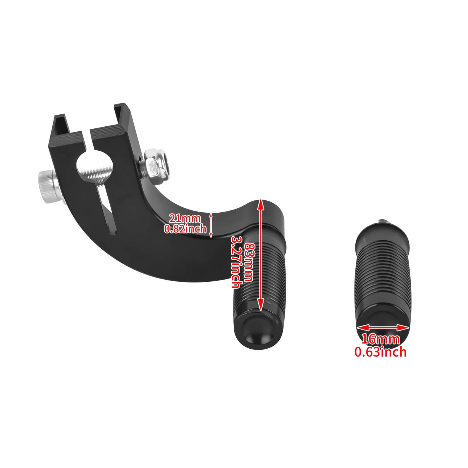 GE0020 Mactions Shift Lever Shifter Peg for Harley Softail FL Size