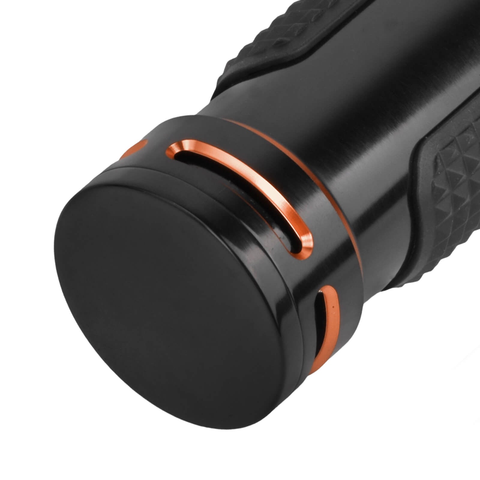 GP009001_Mactions_CNC Aluminum 1'' Non-Electronic Hand Grips for Harley V-Rod Sportster Touring Orange