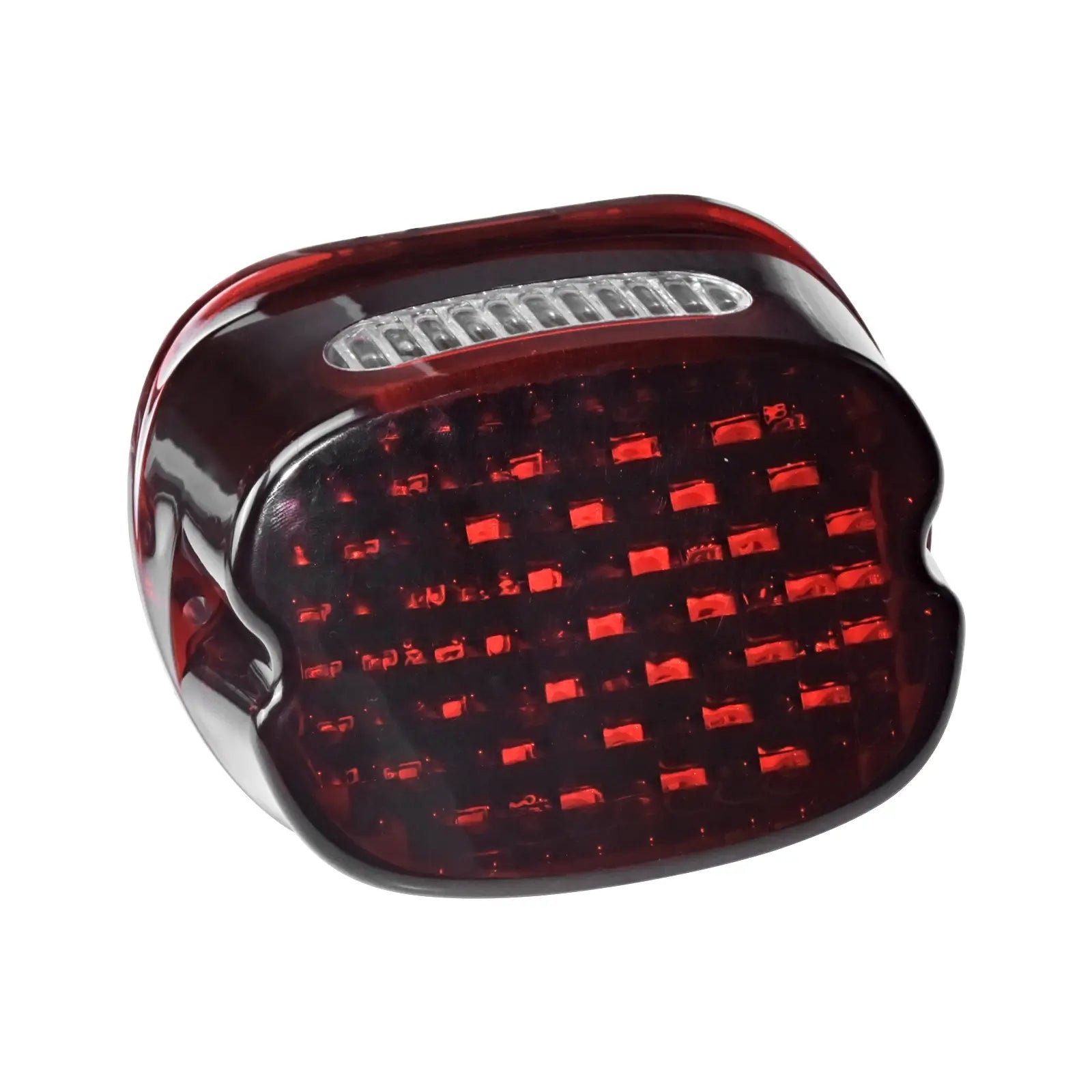 LA005102 mactions Motorcycle LED Taillight Brake Running Light for harley softail- red lens