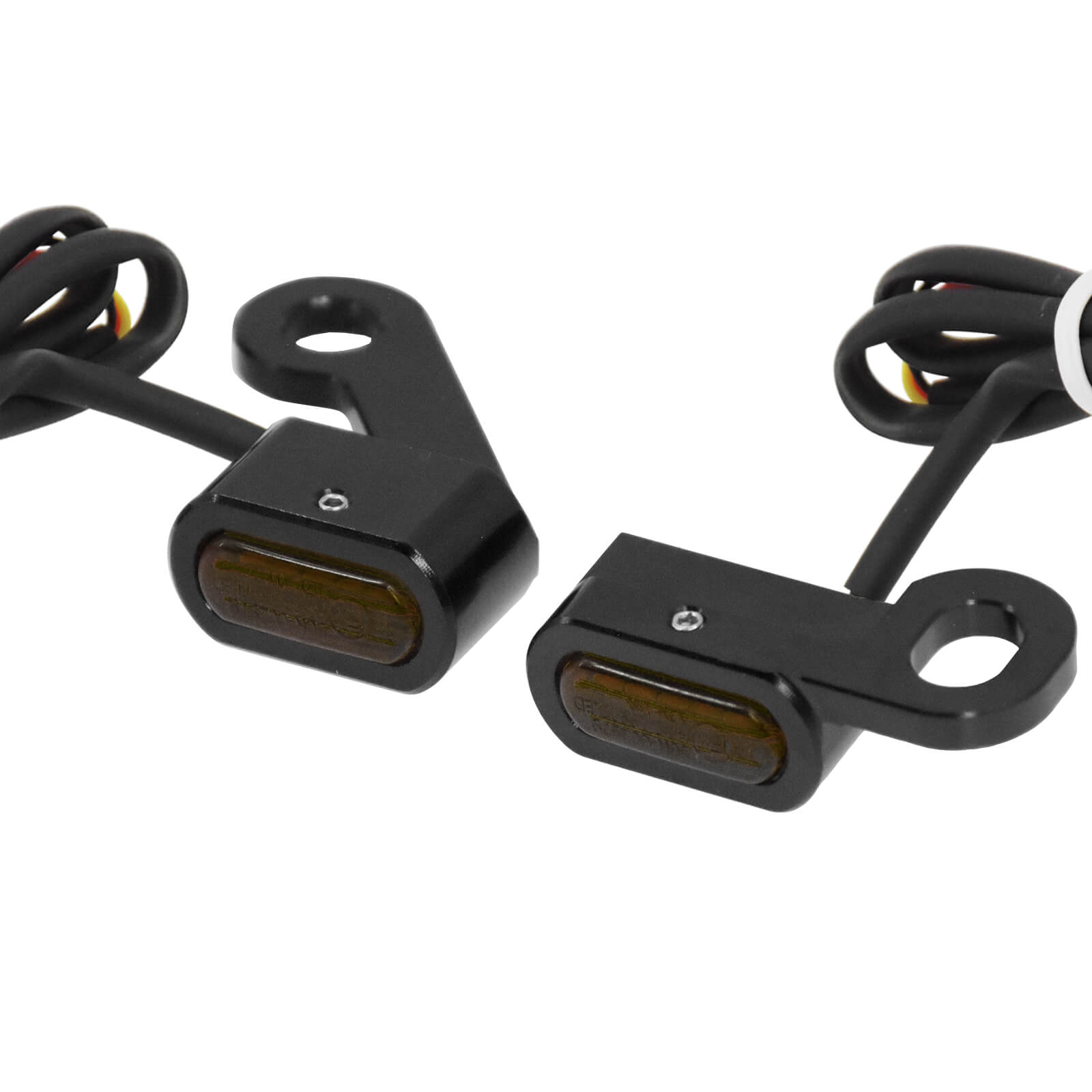 LA0152 mactions LED E Mark Turn Signal Light Indicator for harley sportster 883 2020 - black housing smoke lens