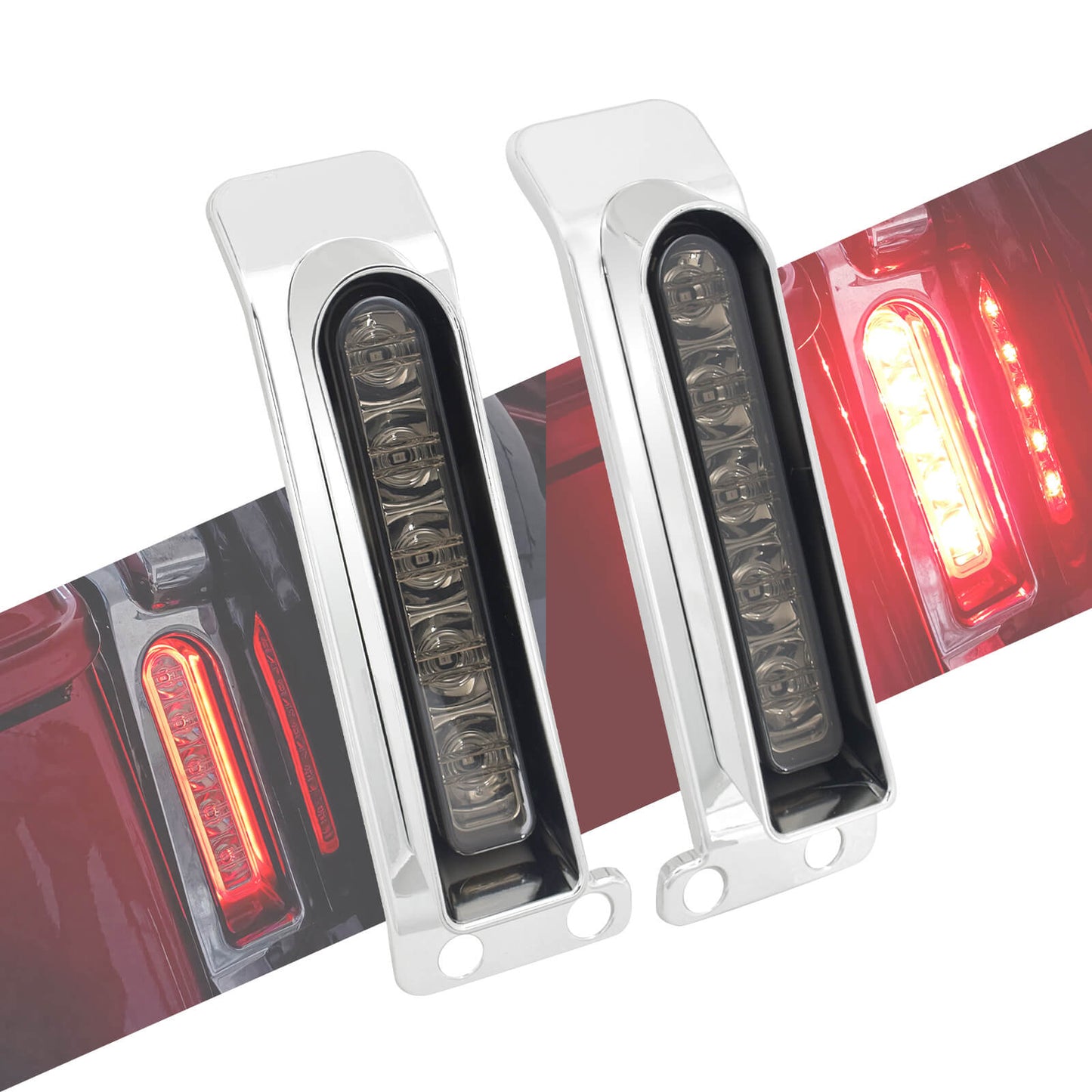 LED Filler Panel Tail Lights for Harley Touring Models 2014-2024 | Mactions