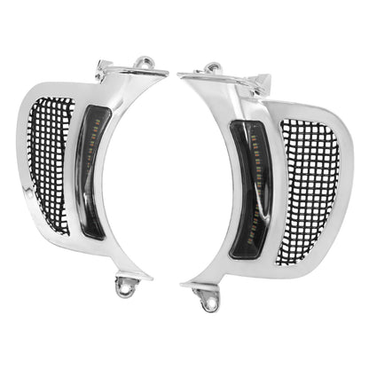 Headlight Vent Accent LED Side Lights Fit Harley Road Glide Model 2015-up | Mactions