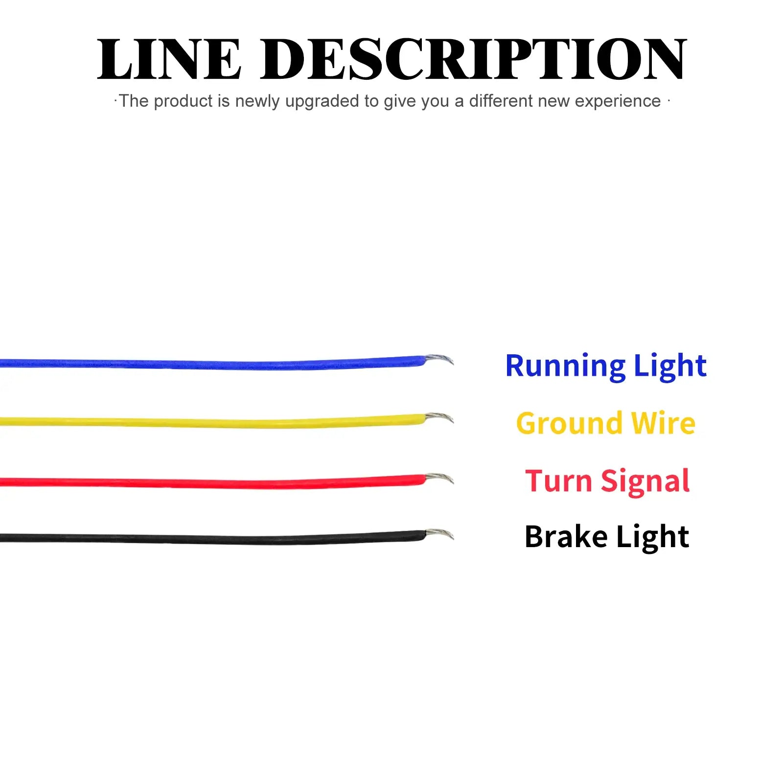 LA022201 mactions Rear LED Turn Signal Inserts Bullet Brake Indicators For Harley sport glide instrution
