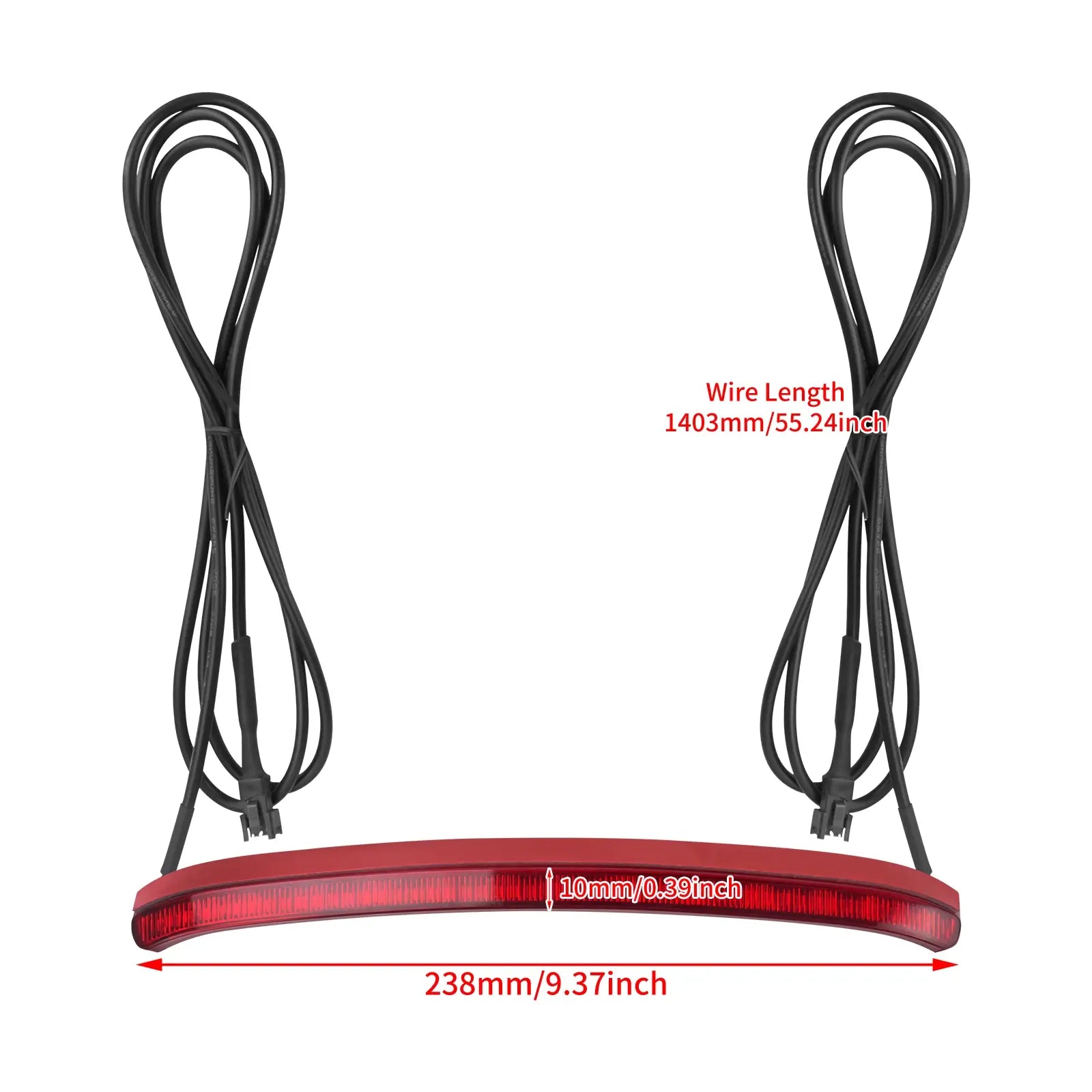 LA022502 mactions LED Rear Fender Taillight for harley softail - size