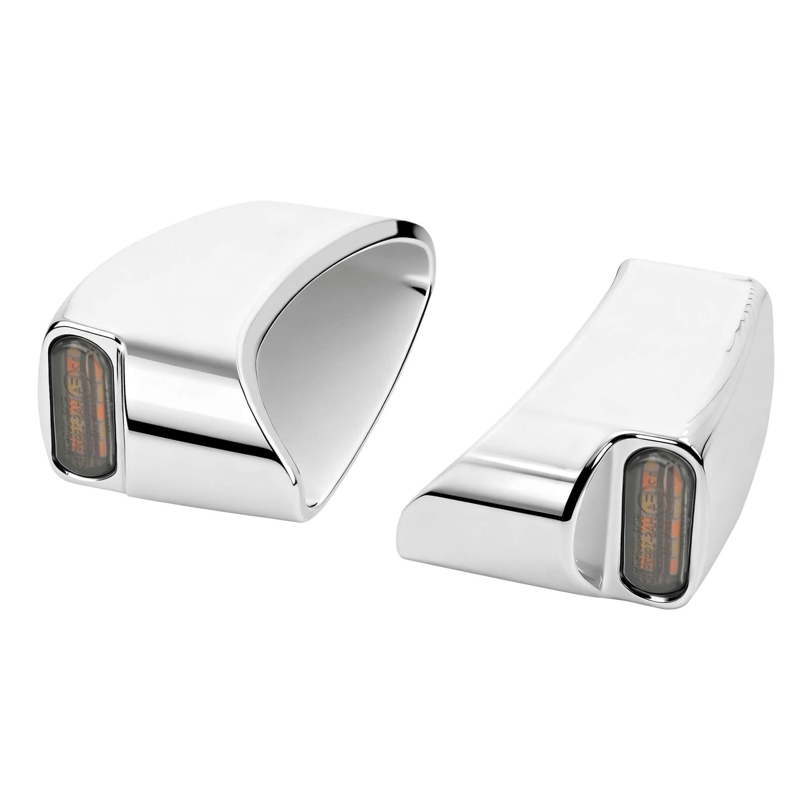 LA024302 mactions Motorcycle E-Mark LED Front Turn Signals Indicator for Harley Touring