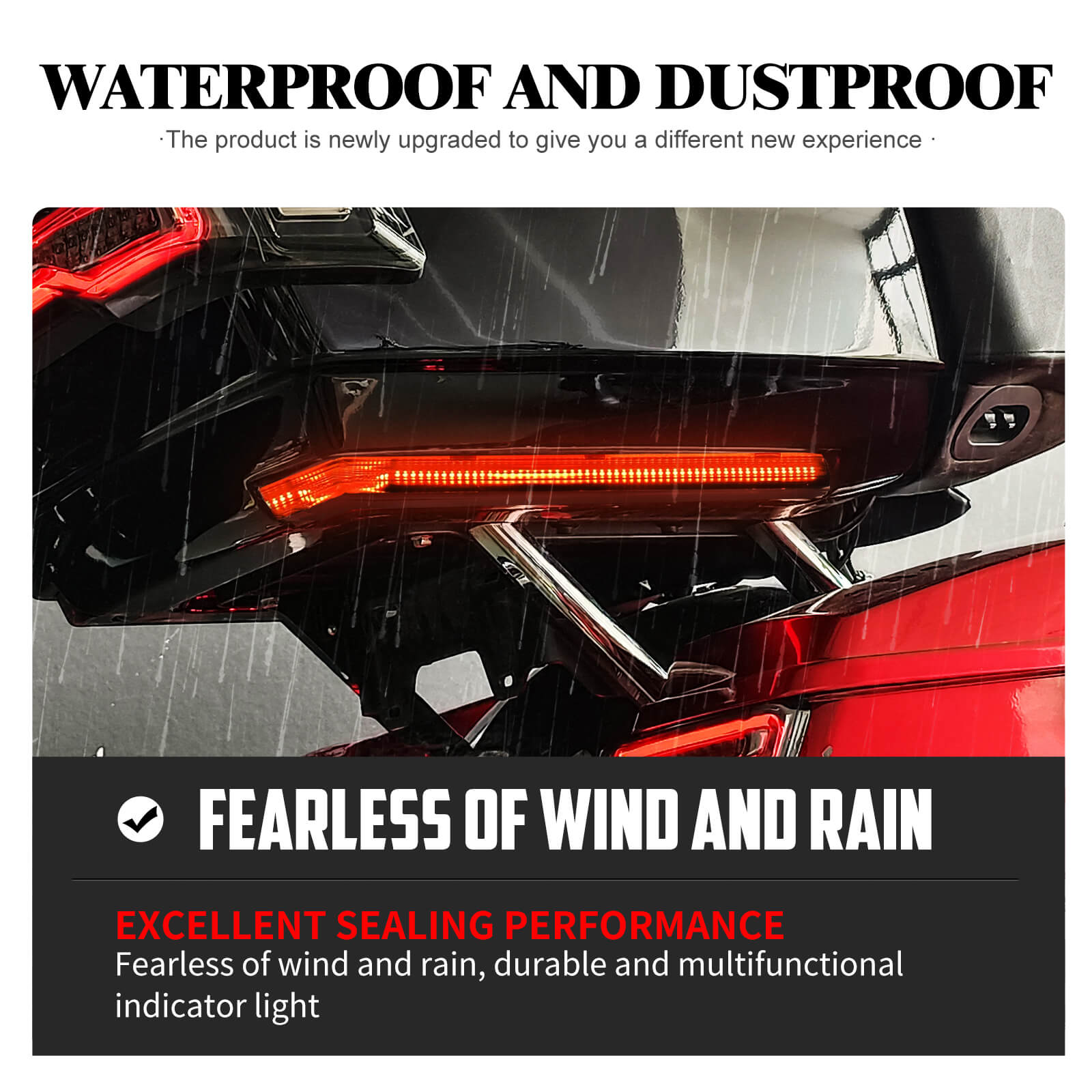 LA024501 mactions LED Tour-Pak Side Marker Light Kit for Harley touring 2006