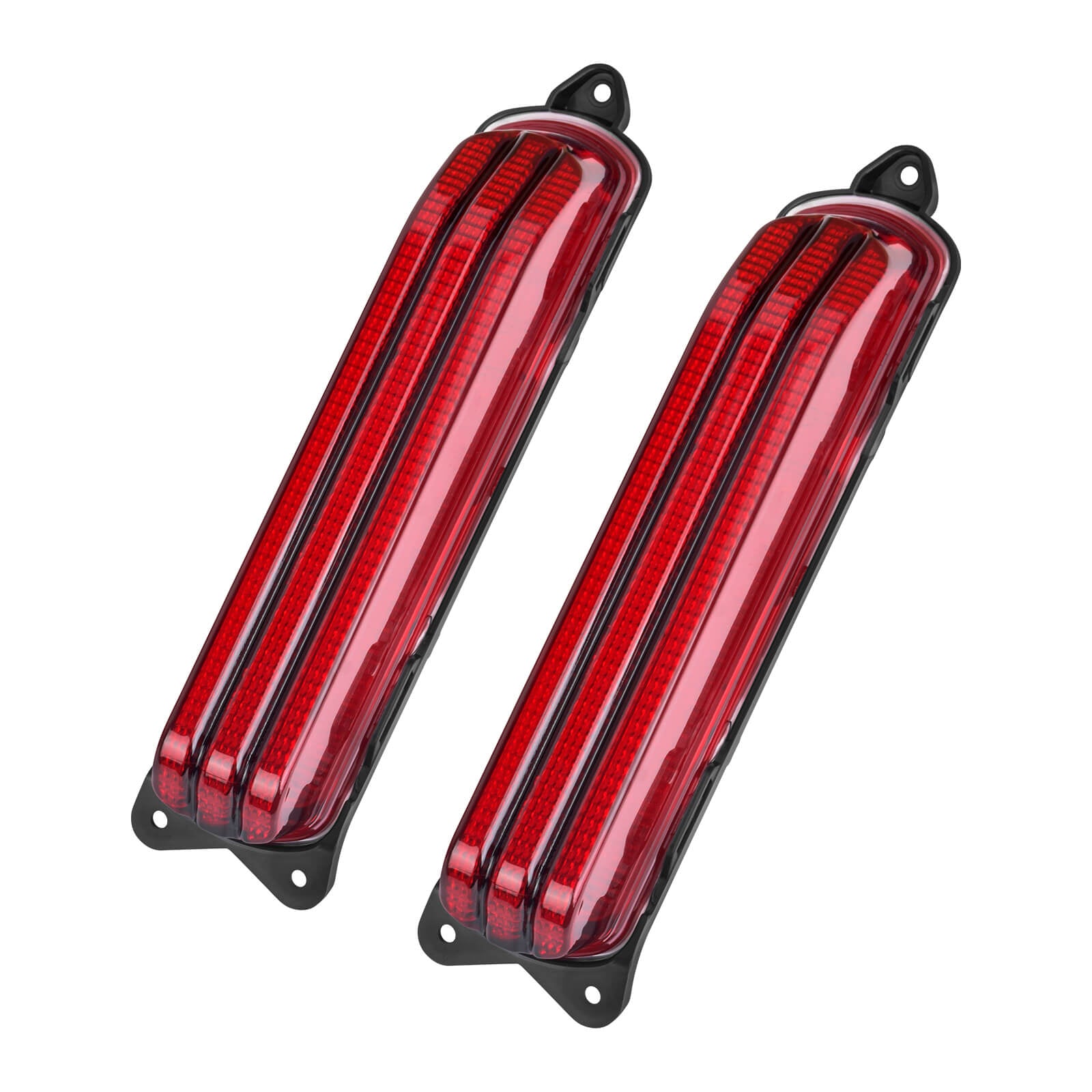 LA028403 mactions LED Rear Fender Extension Fascia Tail Light - red lens