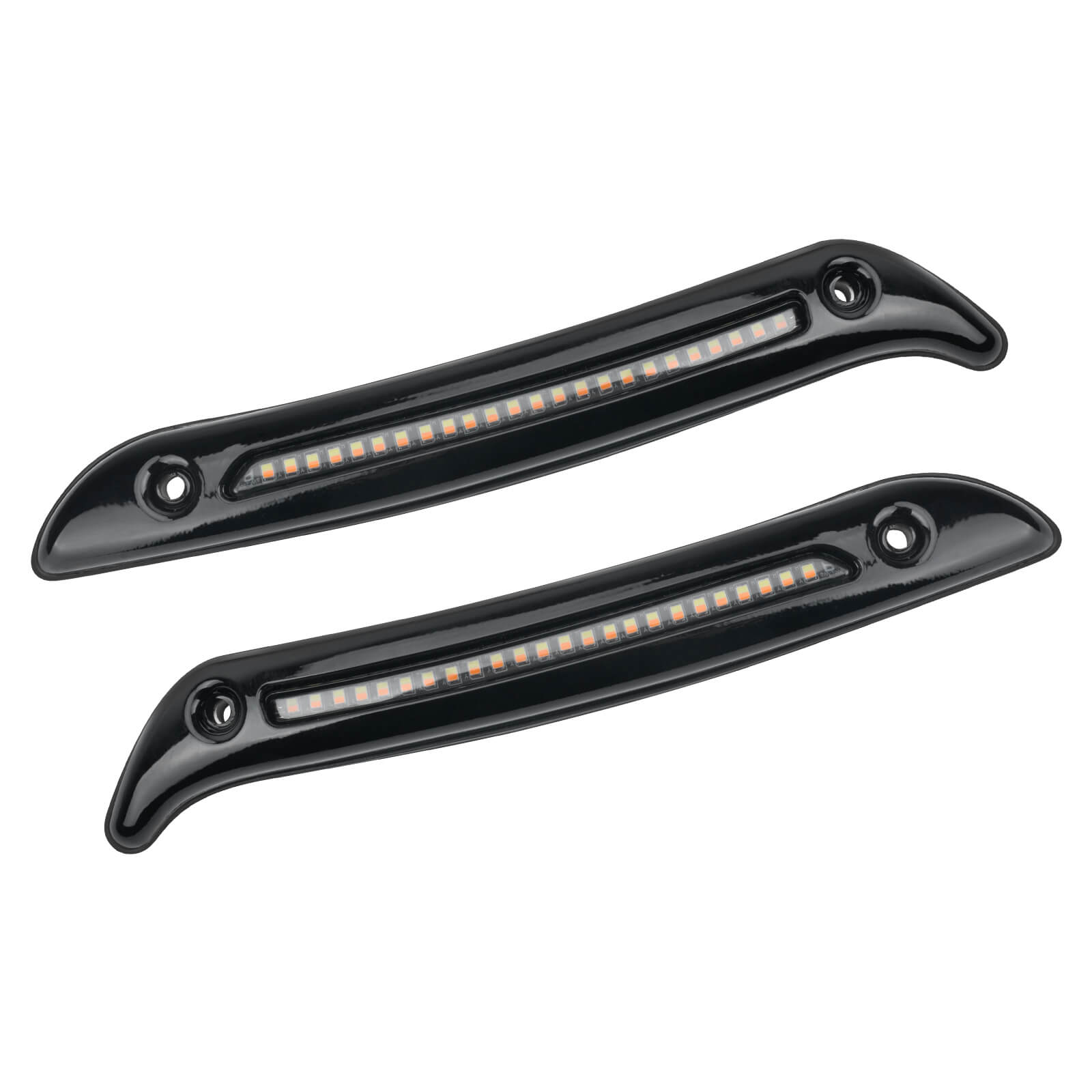 LA030201_Mactions_Dual-Function LED Windshield Trim Turn Signal Lights For Harley Low Rider ST FXLRST