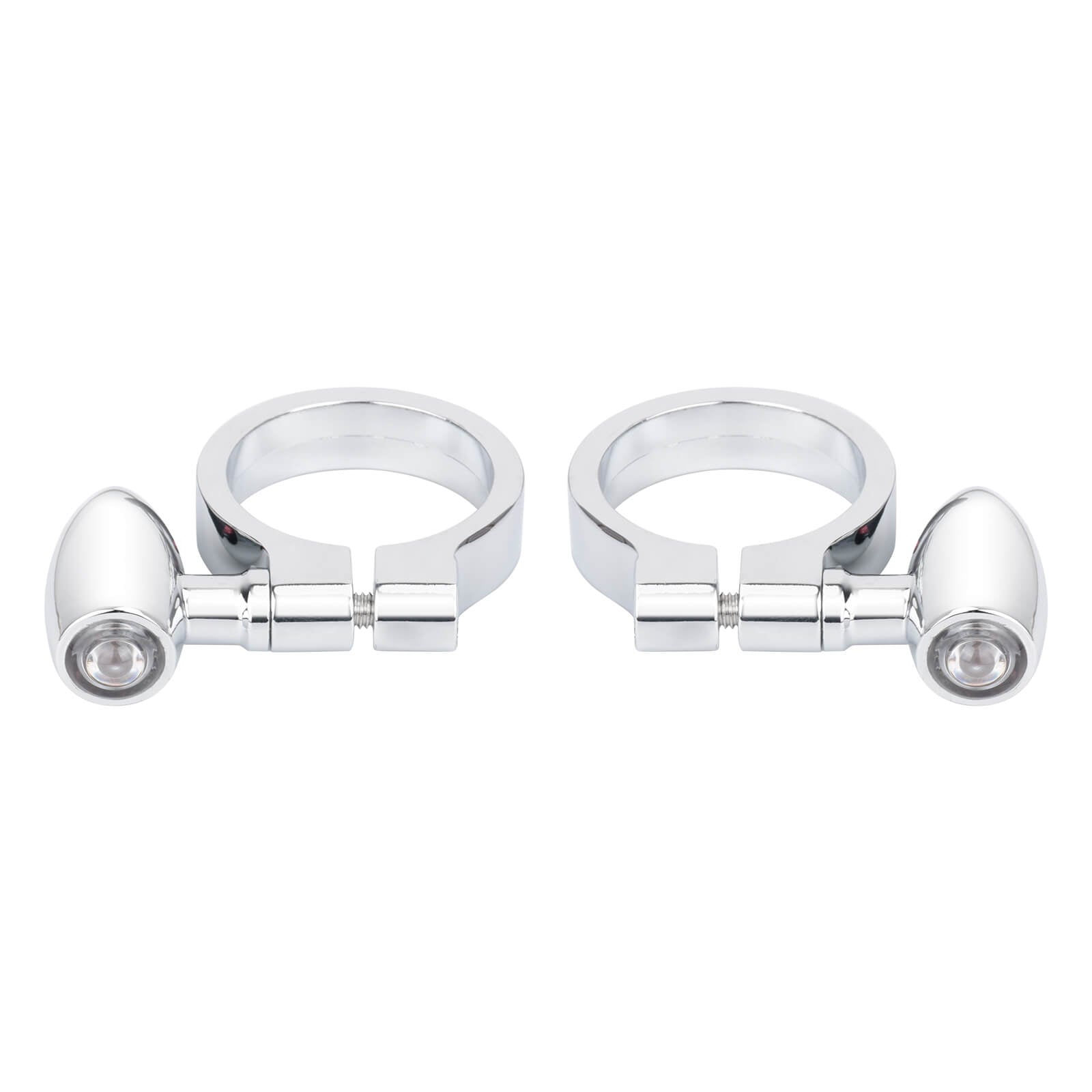 LA030601 mactions Front Fork Tube LED Turn Signal indicator - chrome