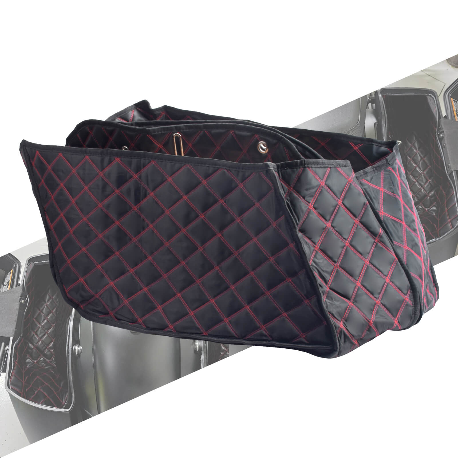 LU000501 mactions Extended Saddlebag Liner Insert organizer For Indian pursuit