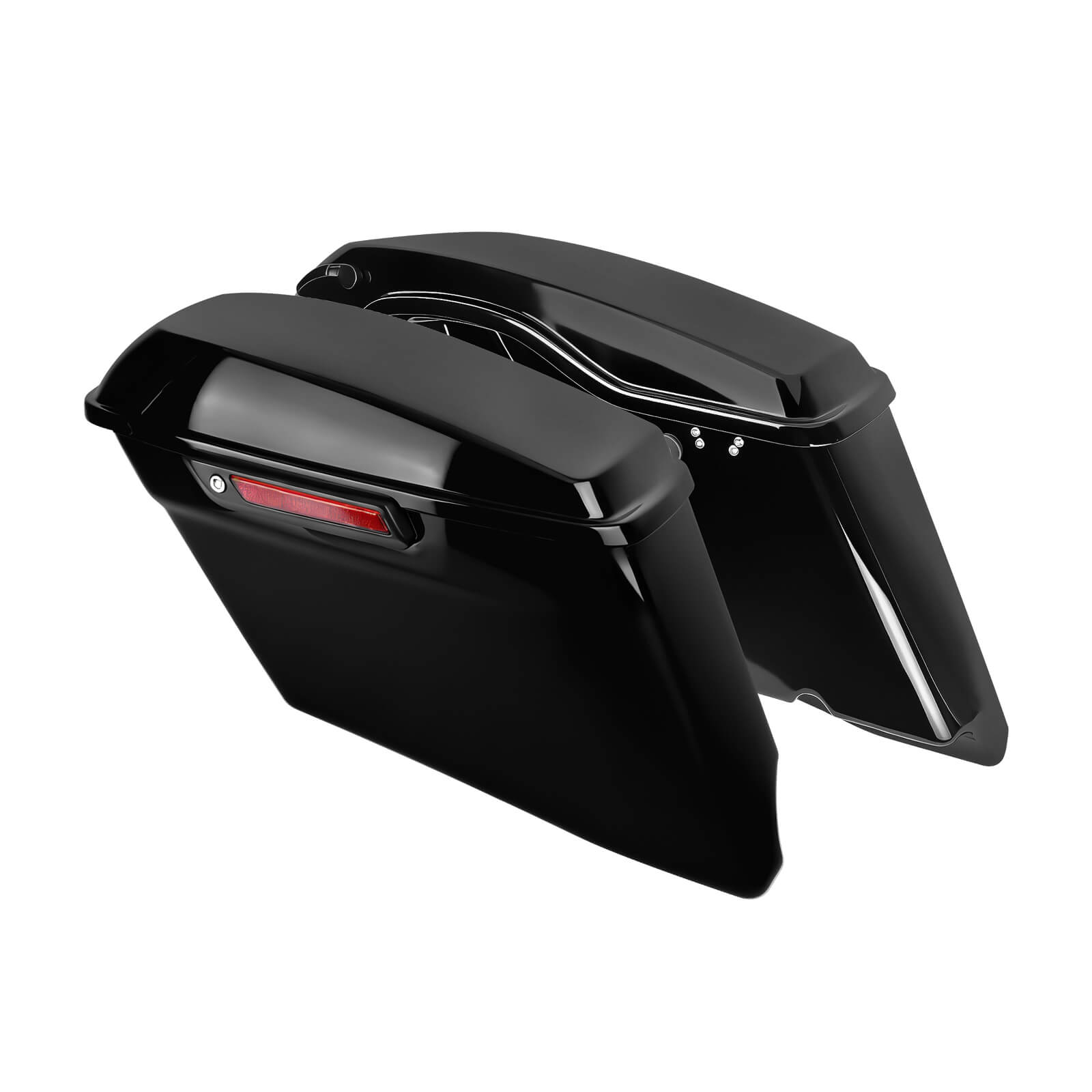 LU000701 mactions 4" Extended Hard Saddlebags for Harley Touring 2014-2024 