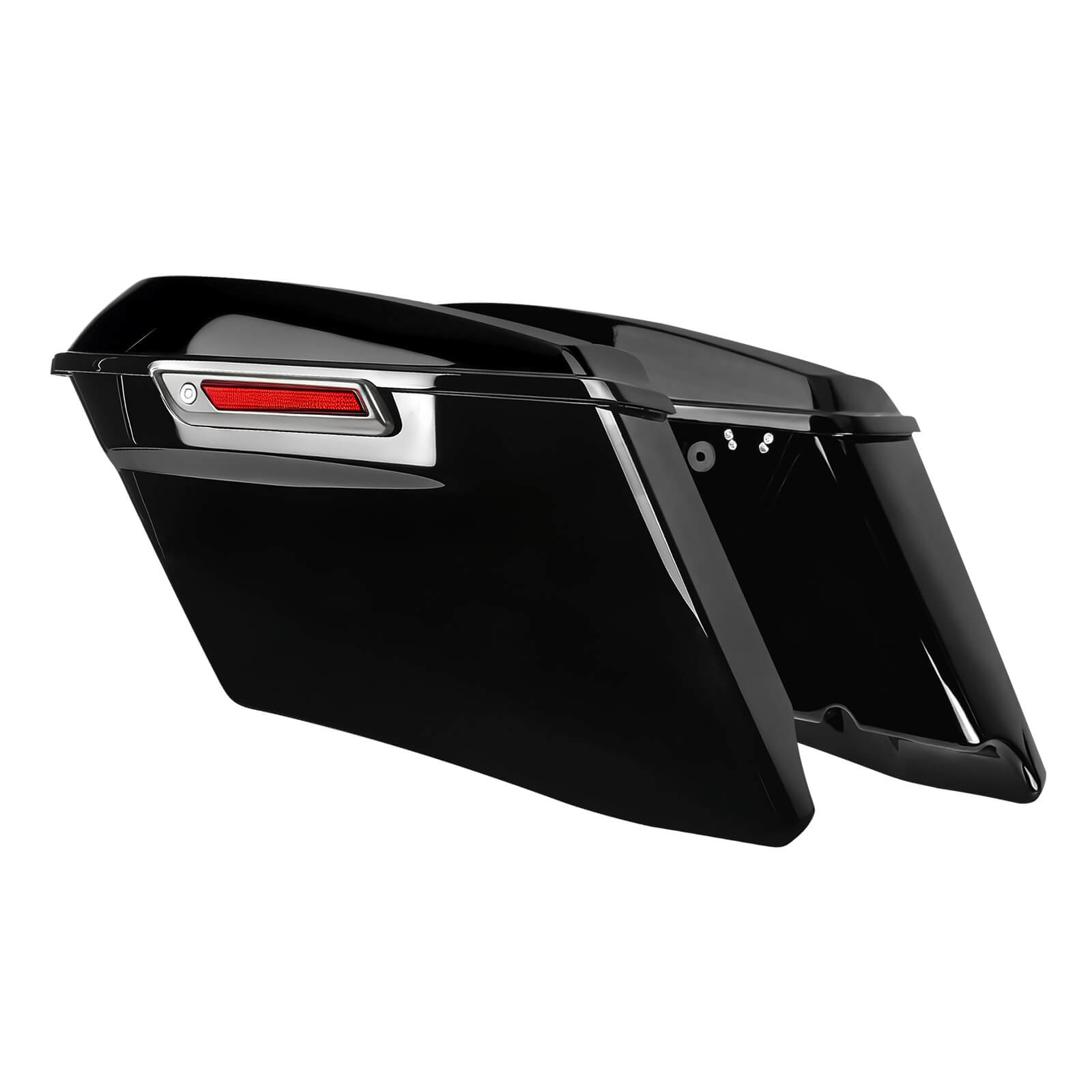 LU000702 mactions 4" Extended Hard Saddlebags for Harley Touring 2014-2024