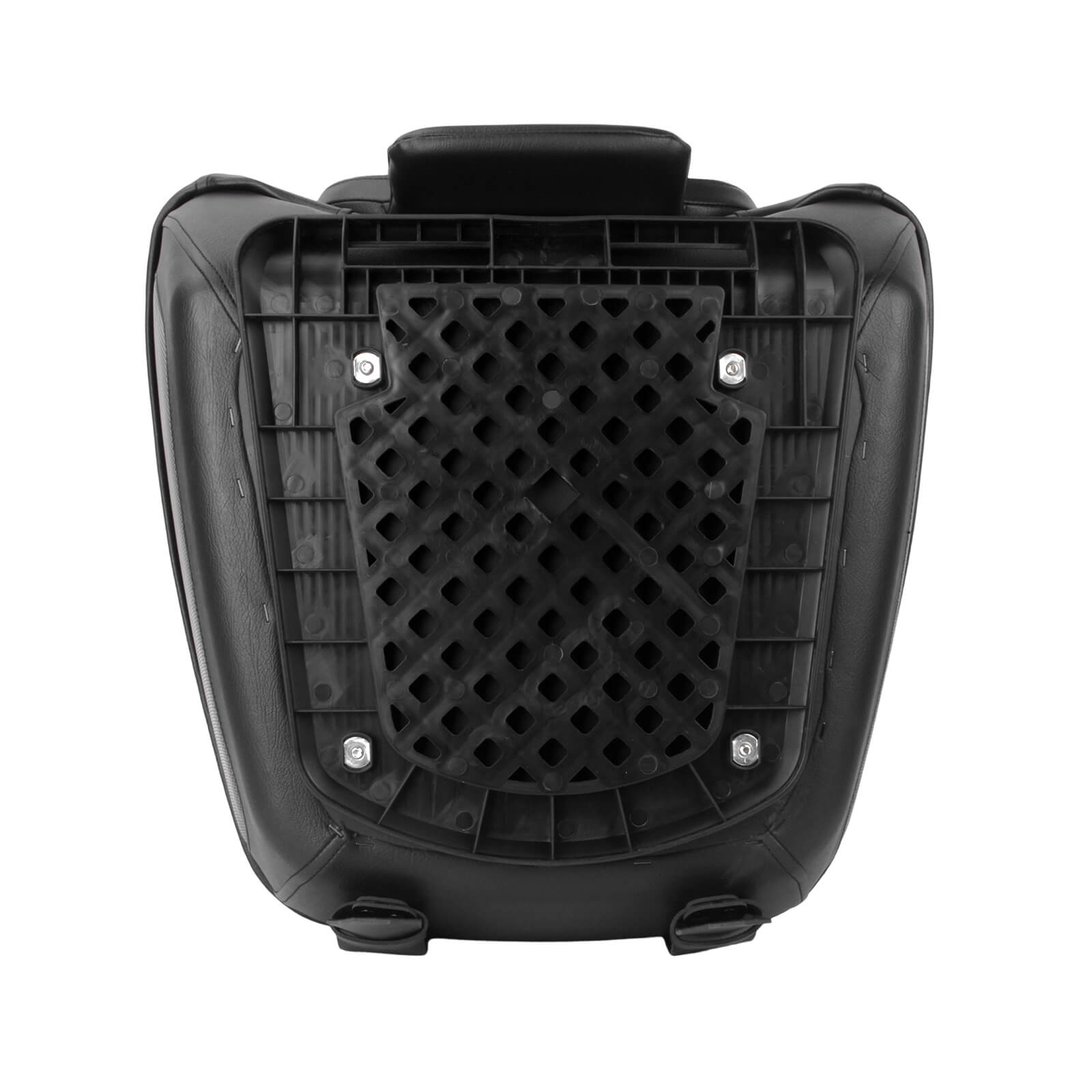 Premium Universal Motorcycle Tour Trunk with Lock & Cushion for Harley & Cruisers | Mactions