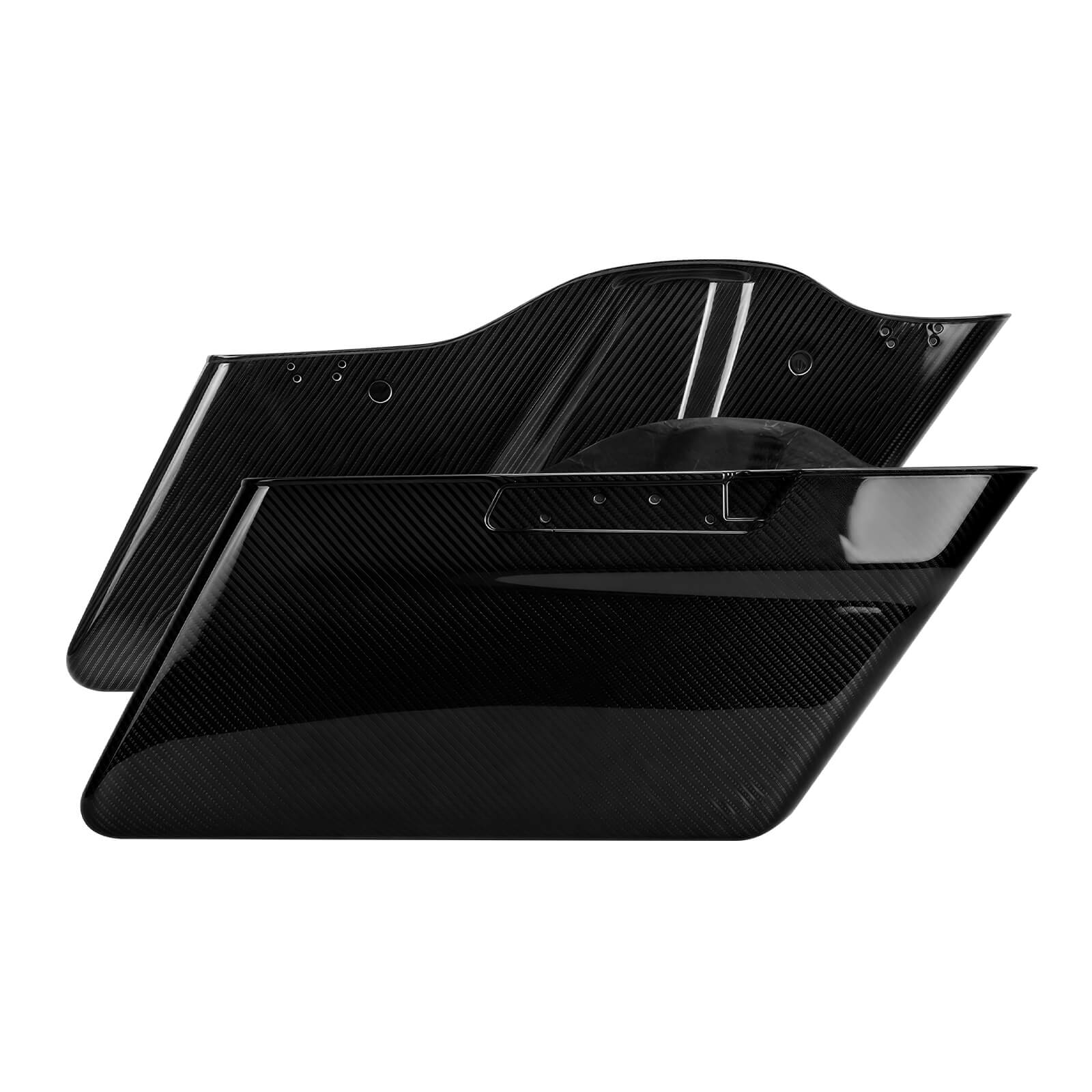 LU002901 mactions carbon fiber saddlebag bottoms touring 2022 black angle 3