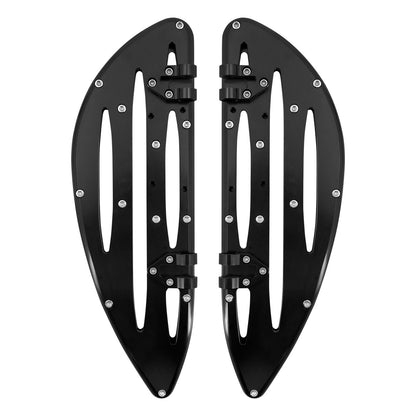 Passenger Rider Floorboards Foot Rest Set Fit For Harley Touring Softail | Mactions