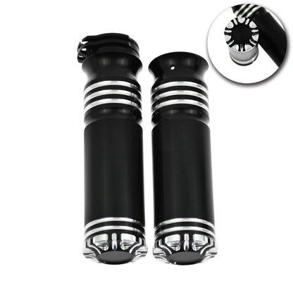 Mactions 1inch rubber hand grips for harley davidson GP002502