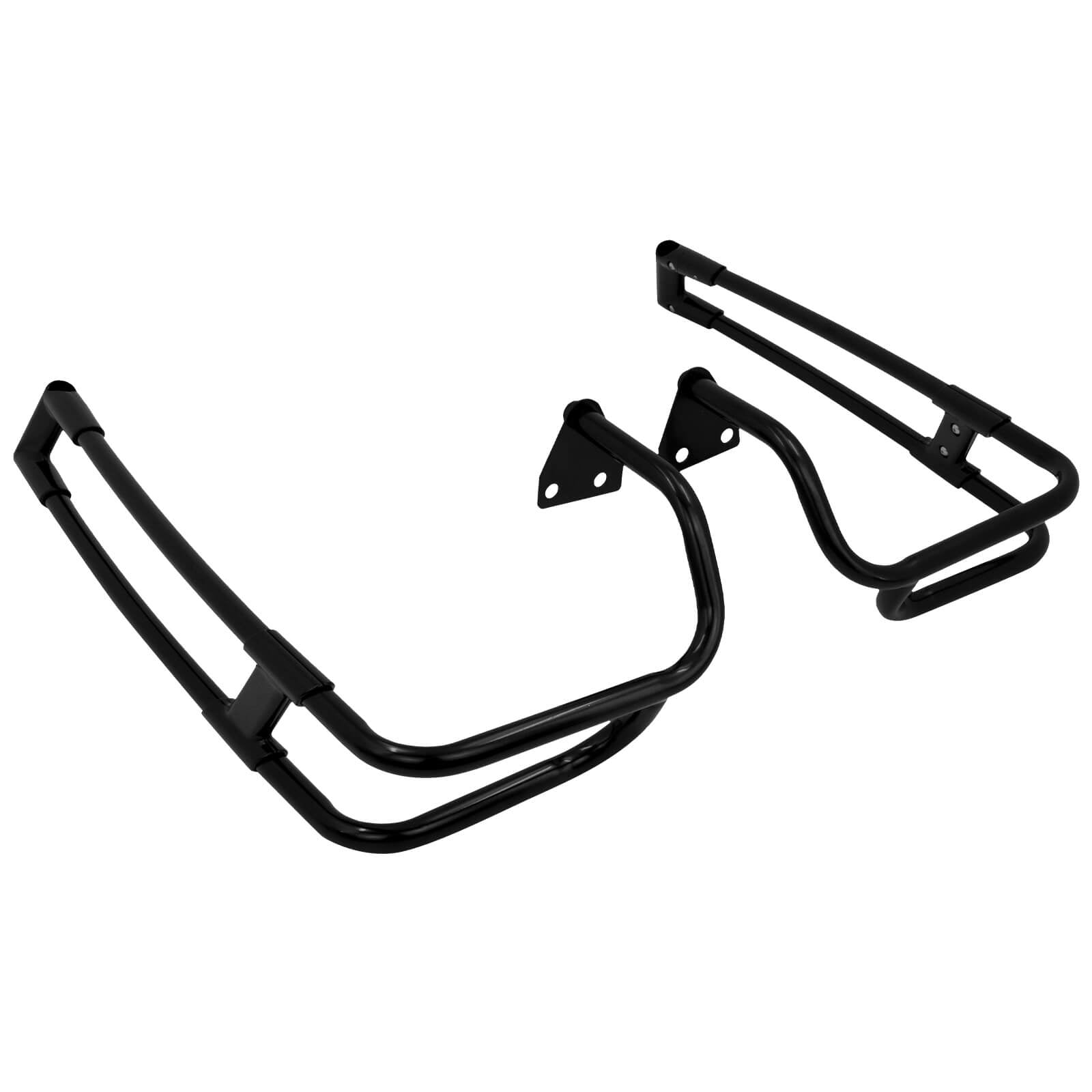 Mactions motorcycle twin rails saddlebag guard rails for Harley Touring 2009-2013 TH029601