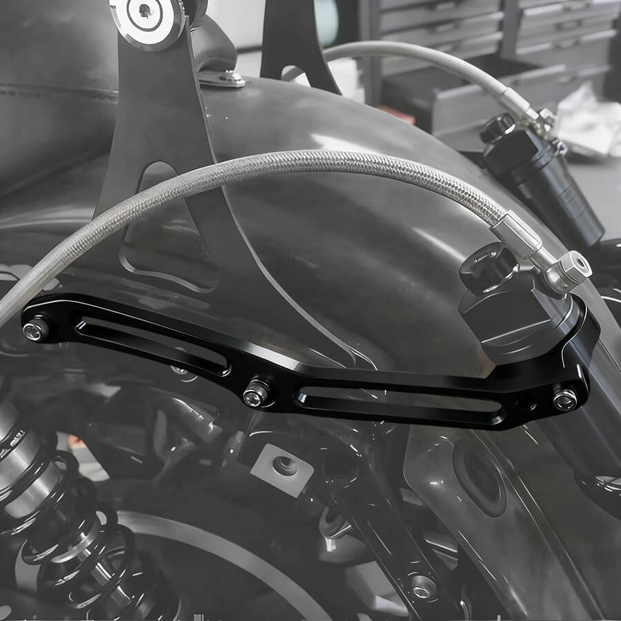 Rear Remote Reservoir Shocks Mounting Bracket for Harley Touring '14-'24 | Mactions