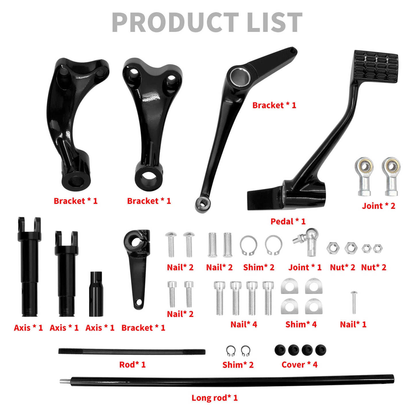 PE000108-mactions-forward-control-complete-lever-linkage-set-list