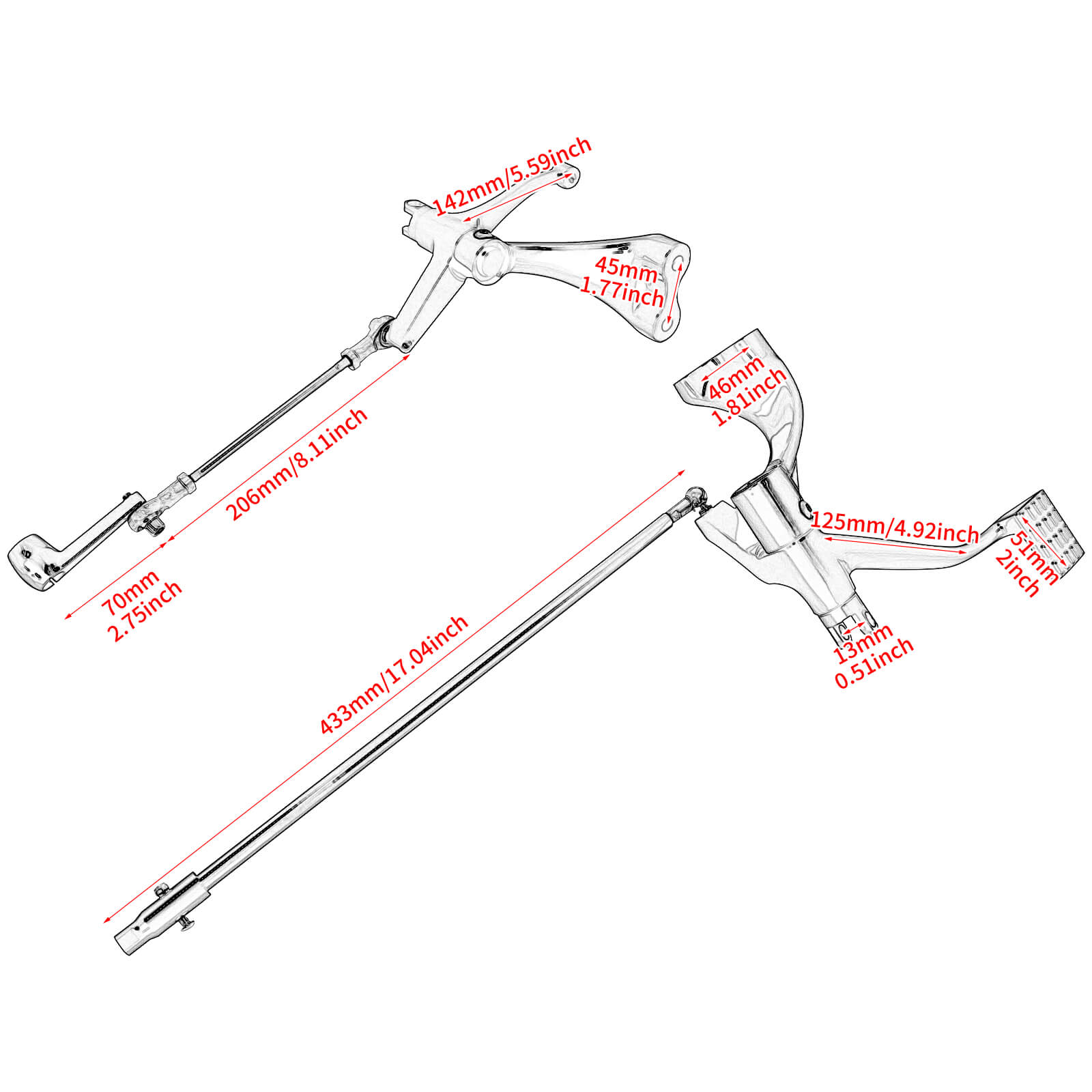 PE000108-mactions-forward-control-complete-lever-linkage-set-size