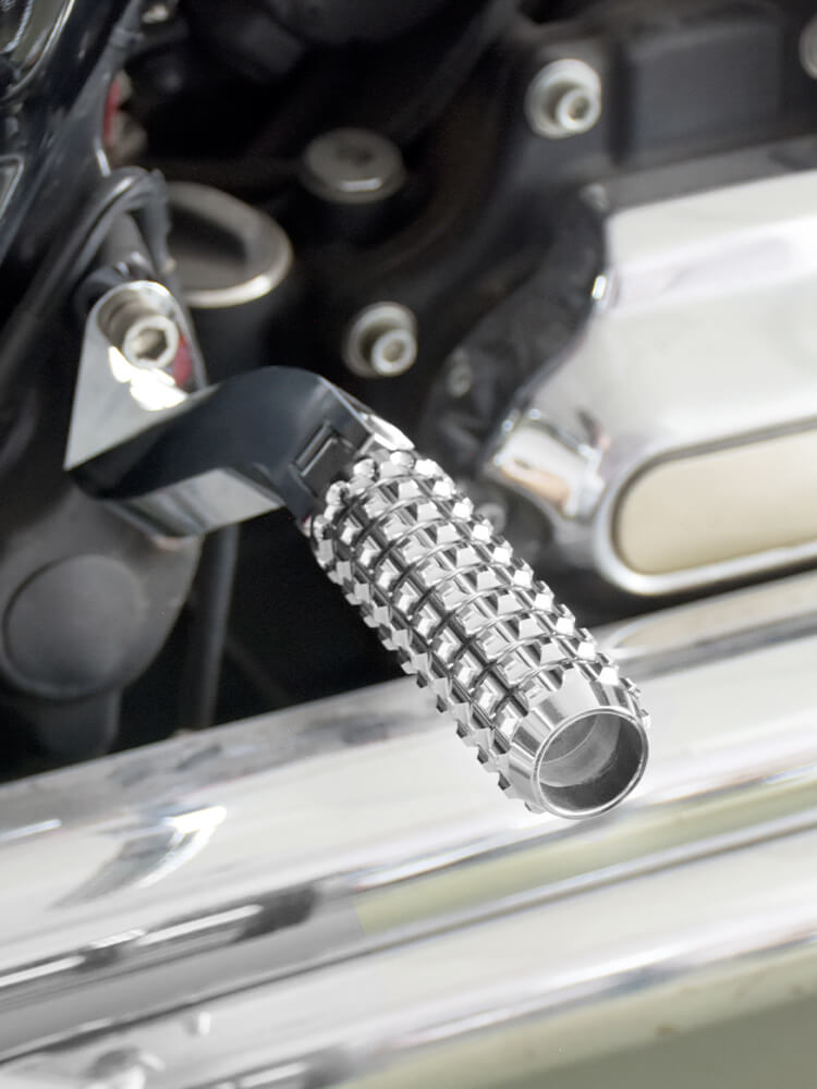 CNC Male Mount Footpegs Fit Harley Sportster Touring Dyna | Mactions