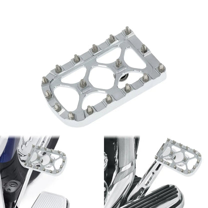 CNC MX Style Brake Pedal Large Pad Cover Fit For Harley Touring Softail | Mactions