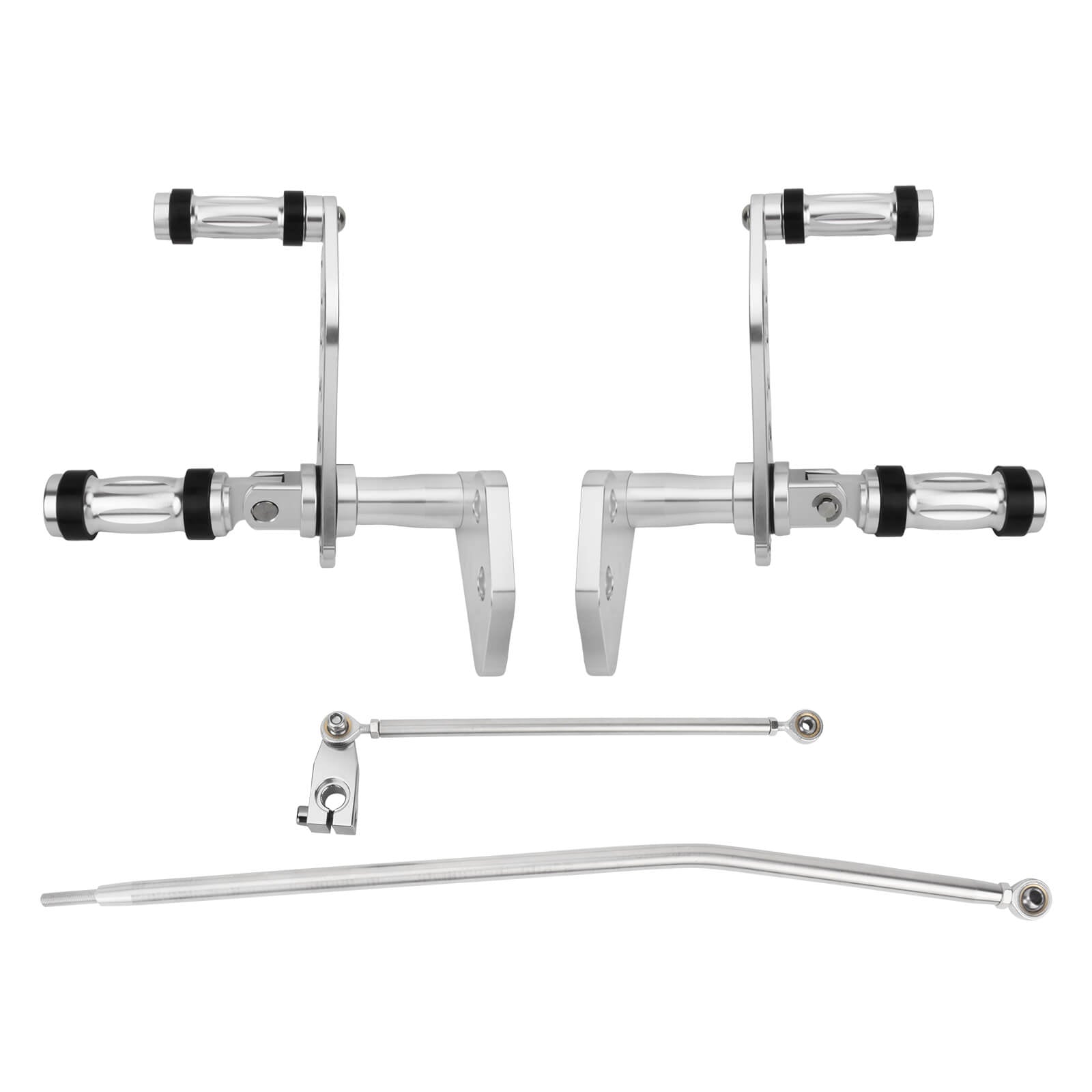 PE012602 mactions Forward Control Levers Linkages Kits for Harley dyna fat bob