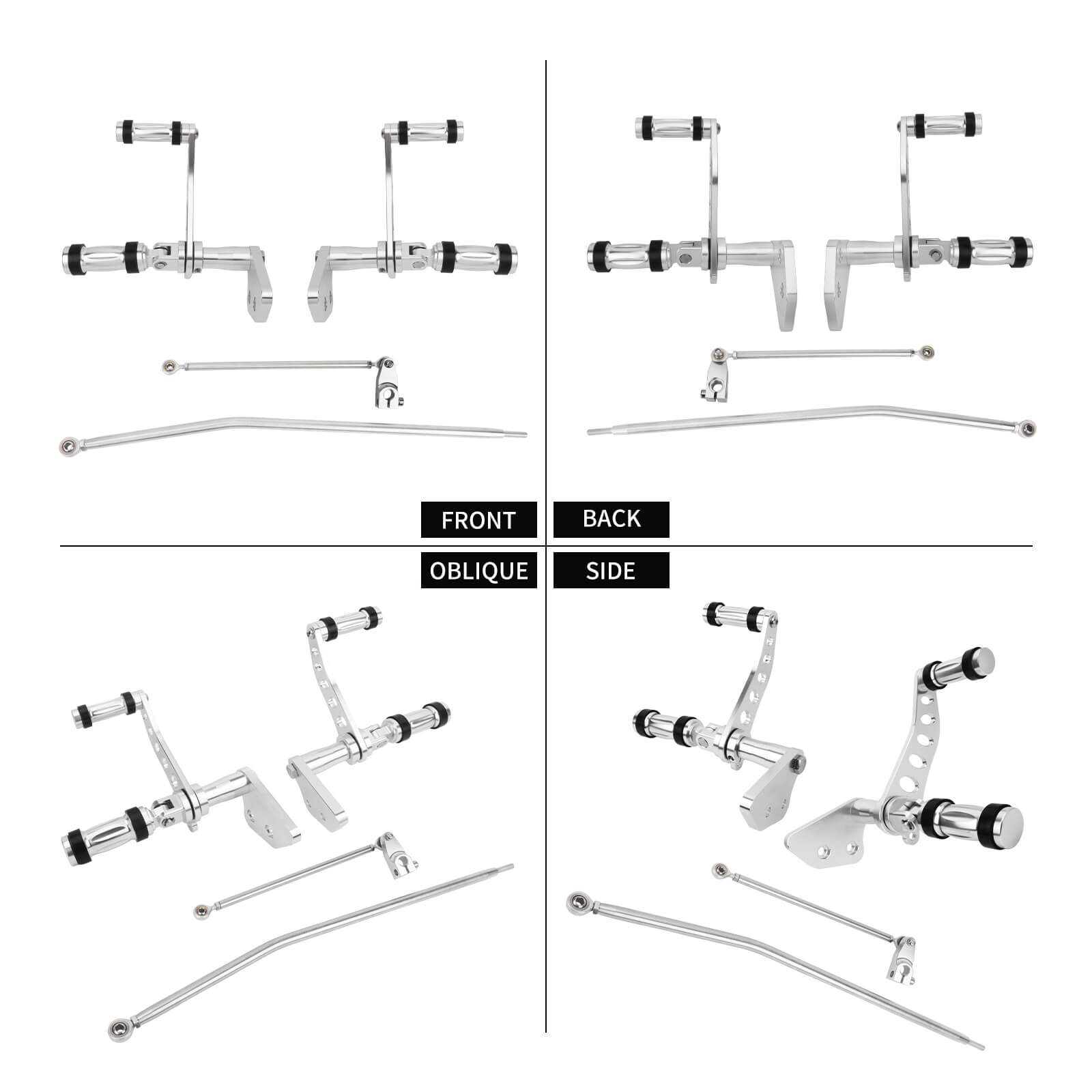 PE012602 mactions Forward Control Levers Linkages Kits for Harley dyna low rider