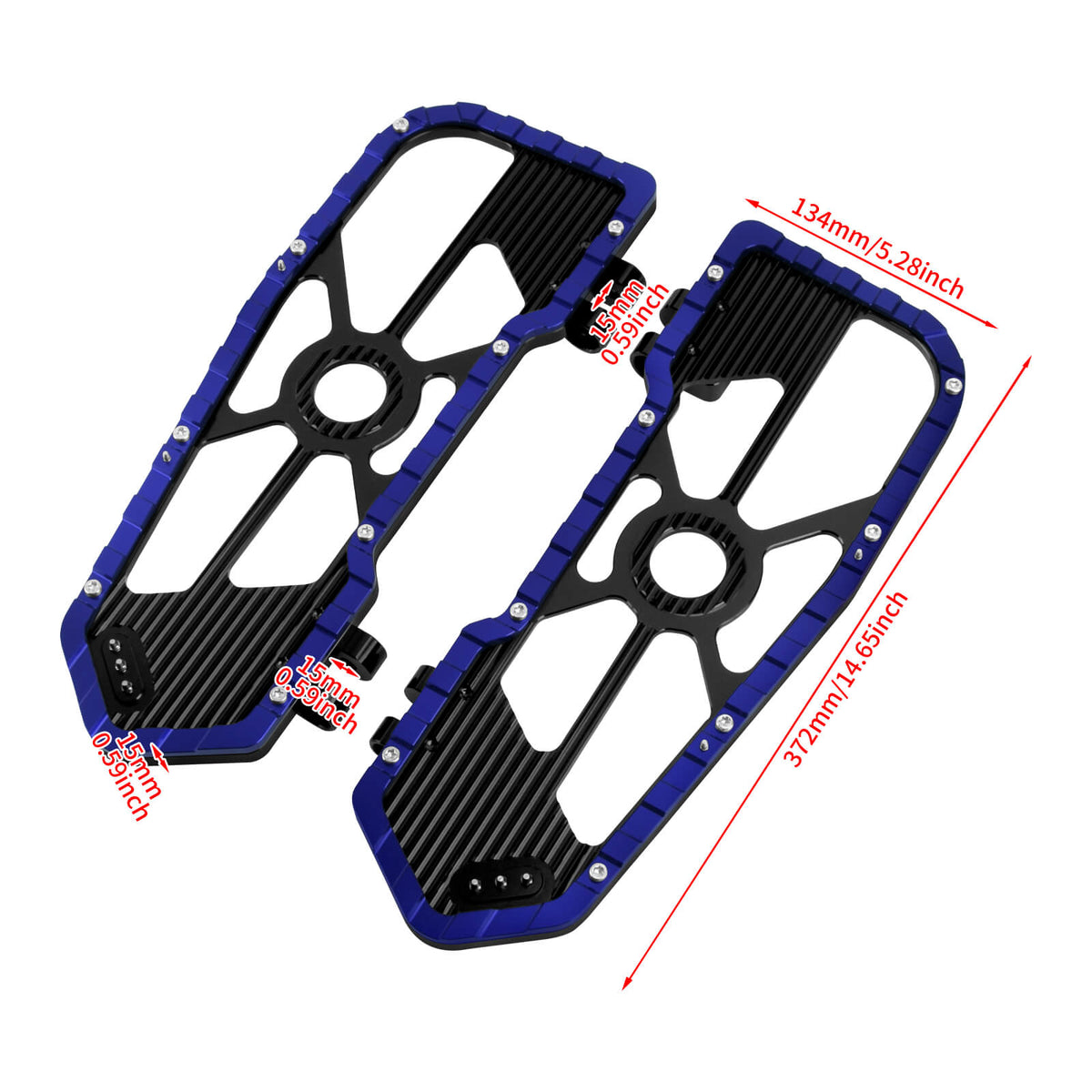 Front Rear Floorboards Brake Shifter Pegs Linkage Kit for Harley Touring ’08-’13丨Mactions