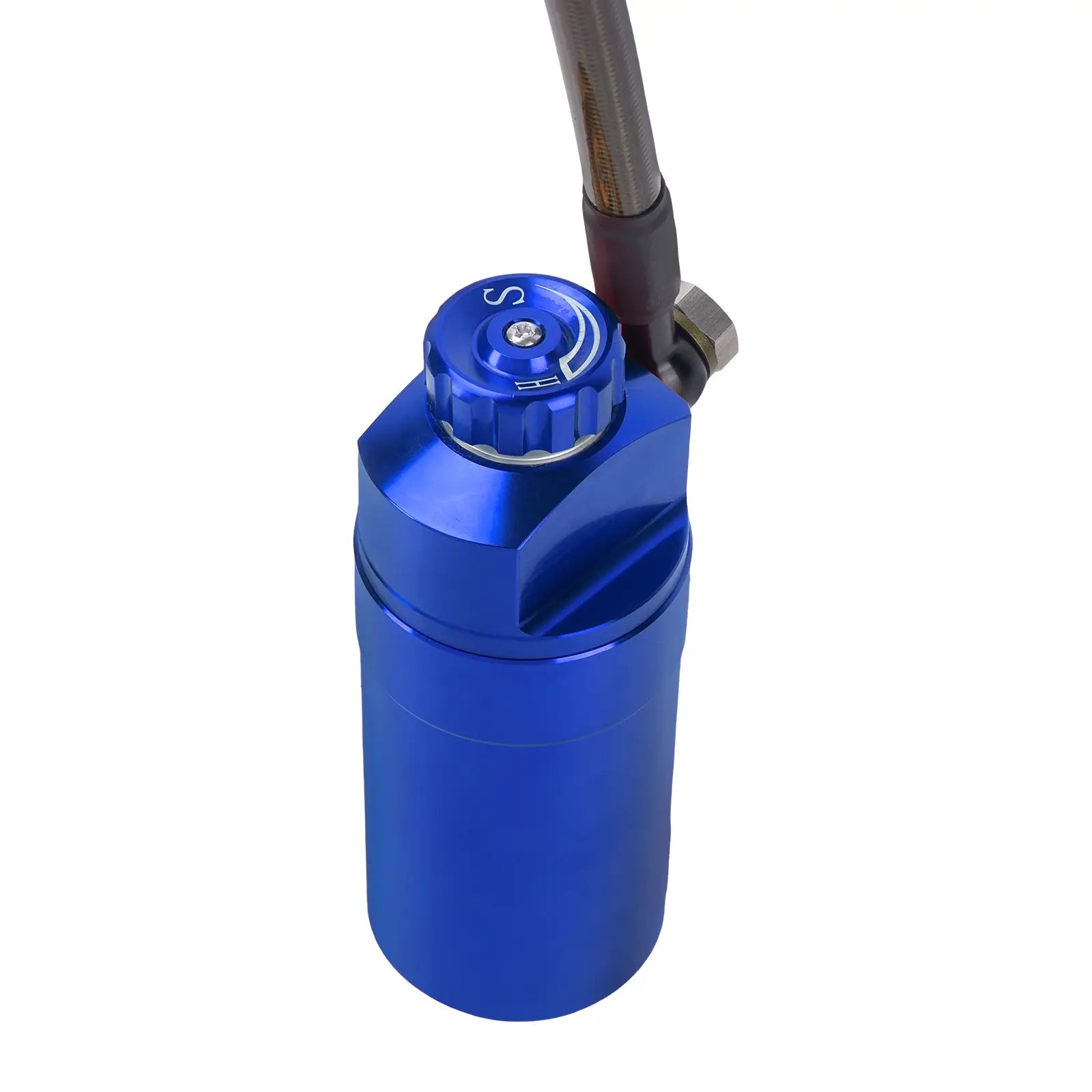 SU000105 Motorcycle Remote Rear Shocks Absorbers Suspension with Blue Reservoir For harley