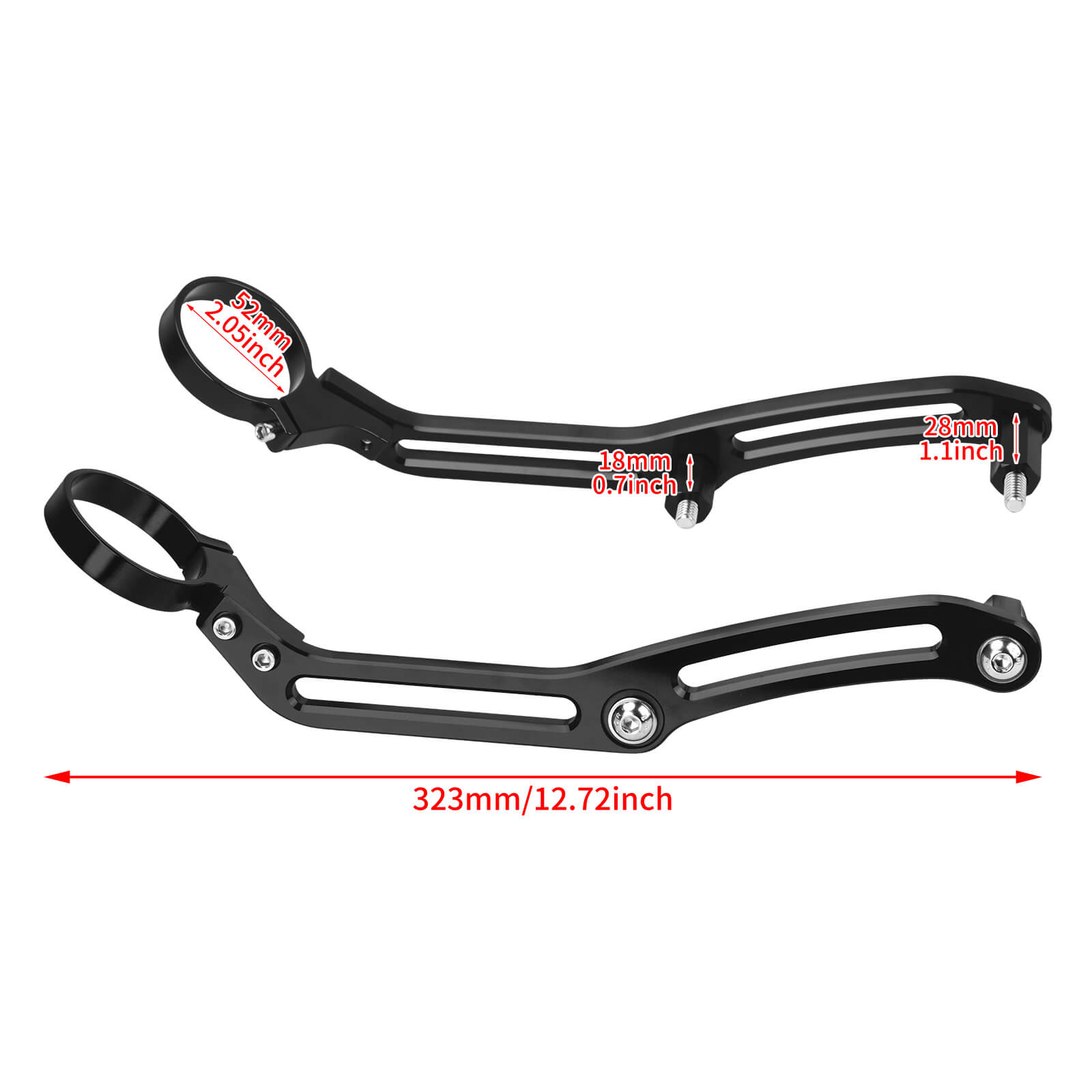 Rear Remote Reservoir Shocks Mounting Bracket for Harley Touring '14-'24 | Mactions