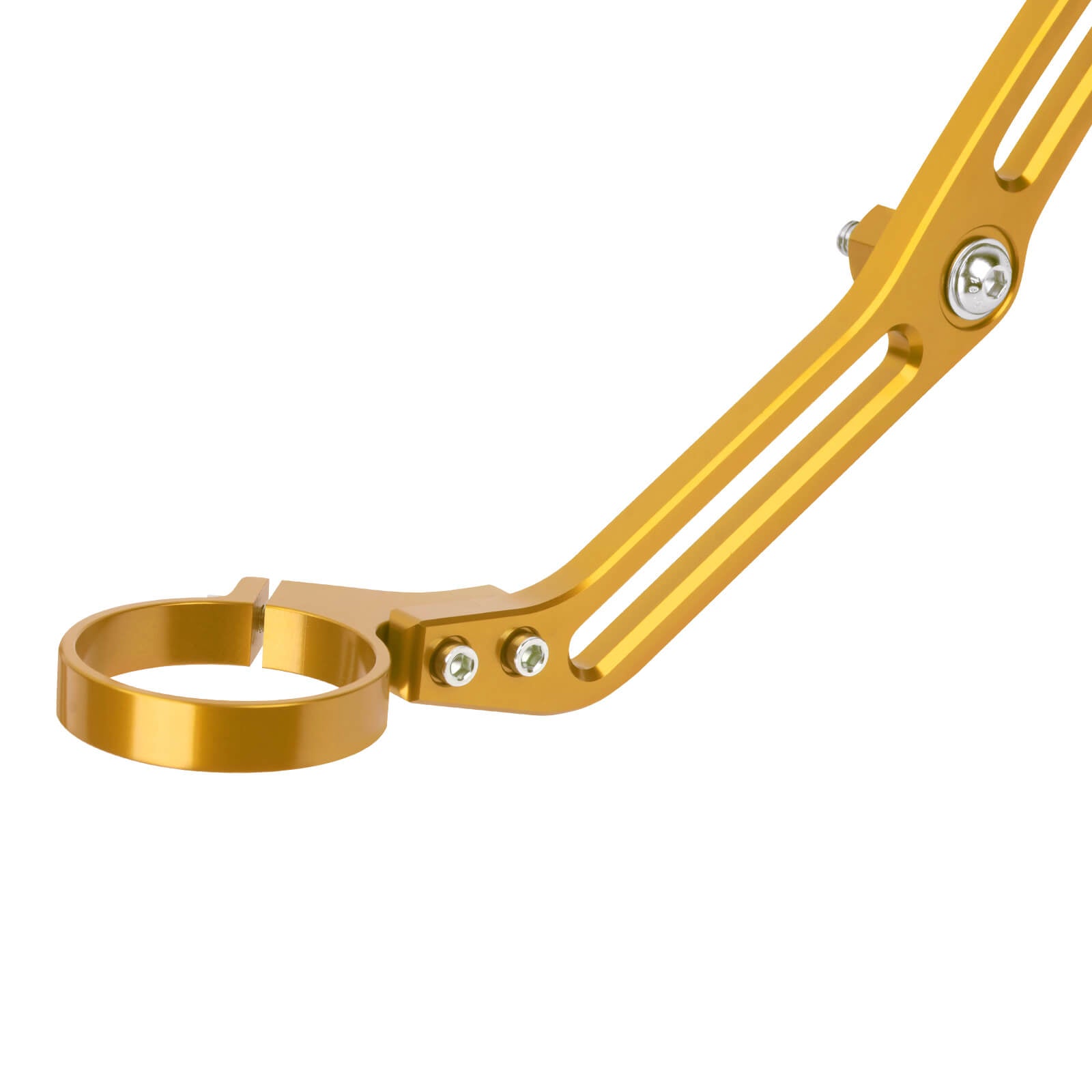 SU000303 mactions CNC Aluminum Reservoir Shock Mount Clamp for Harley Touring road glide