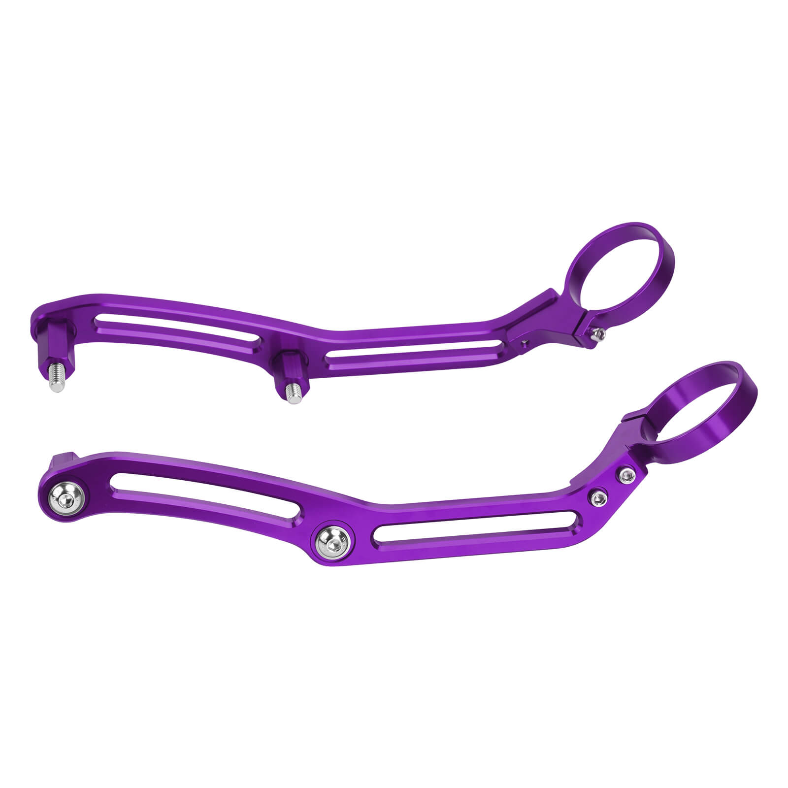 SU000304 mactions CNC Aluminum Reservoir Shock Mount Clamp for Harley