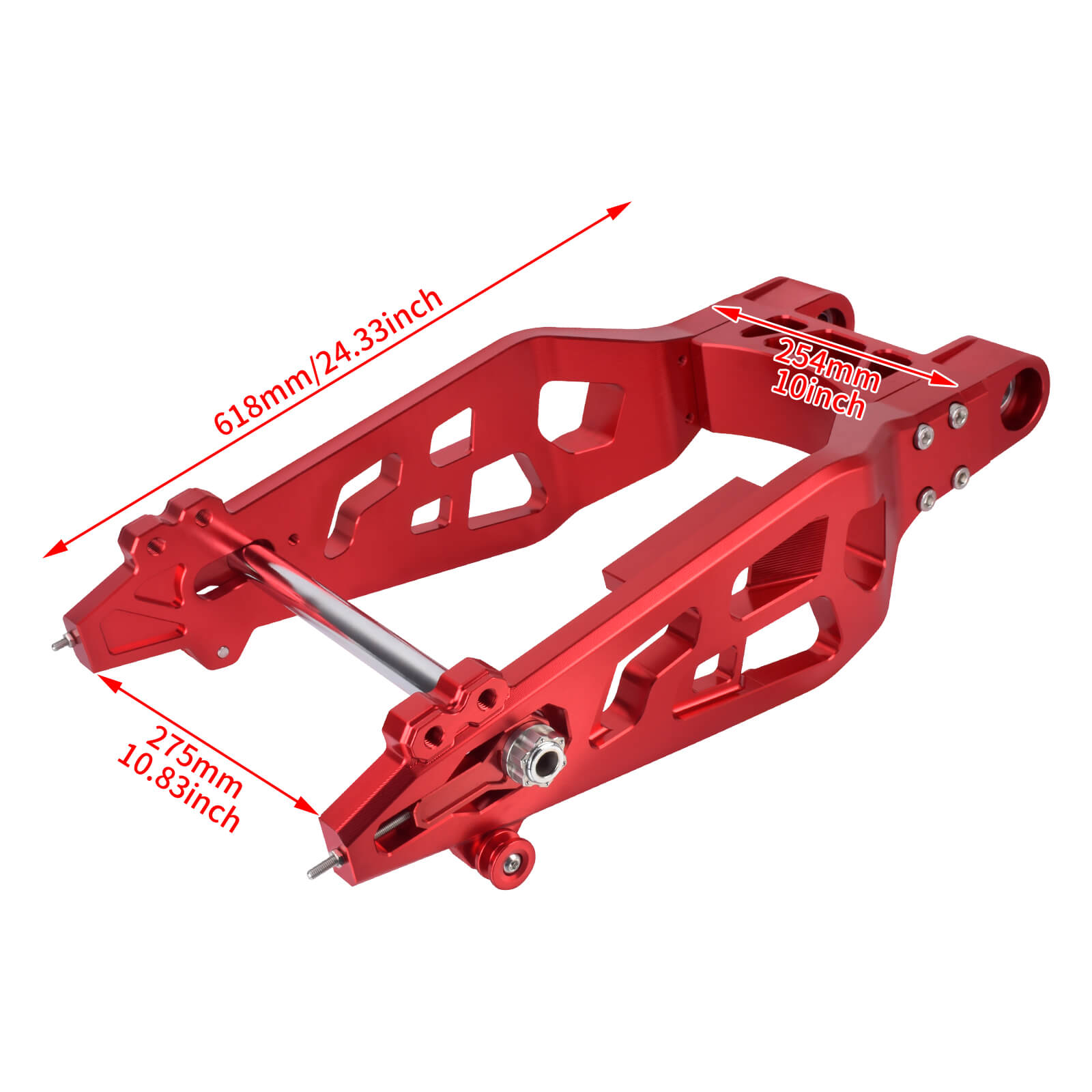 Performance CNC Aluminum Rear Swingarm For Harley Touring Models '09-'25 | Mactions